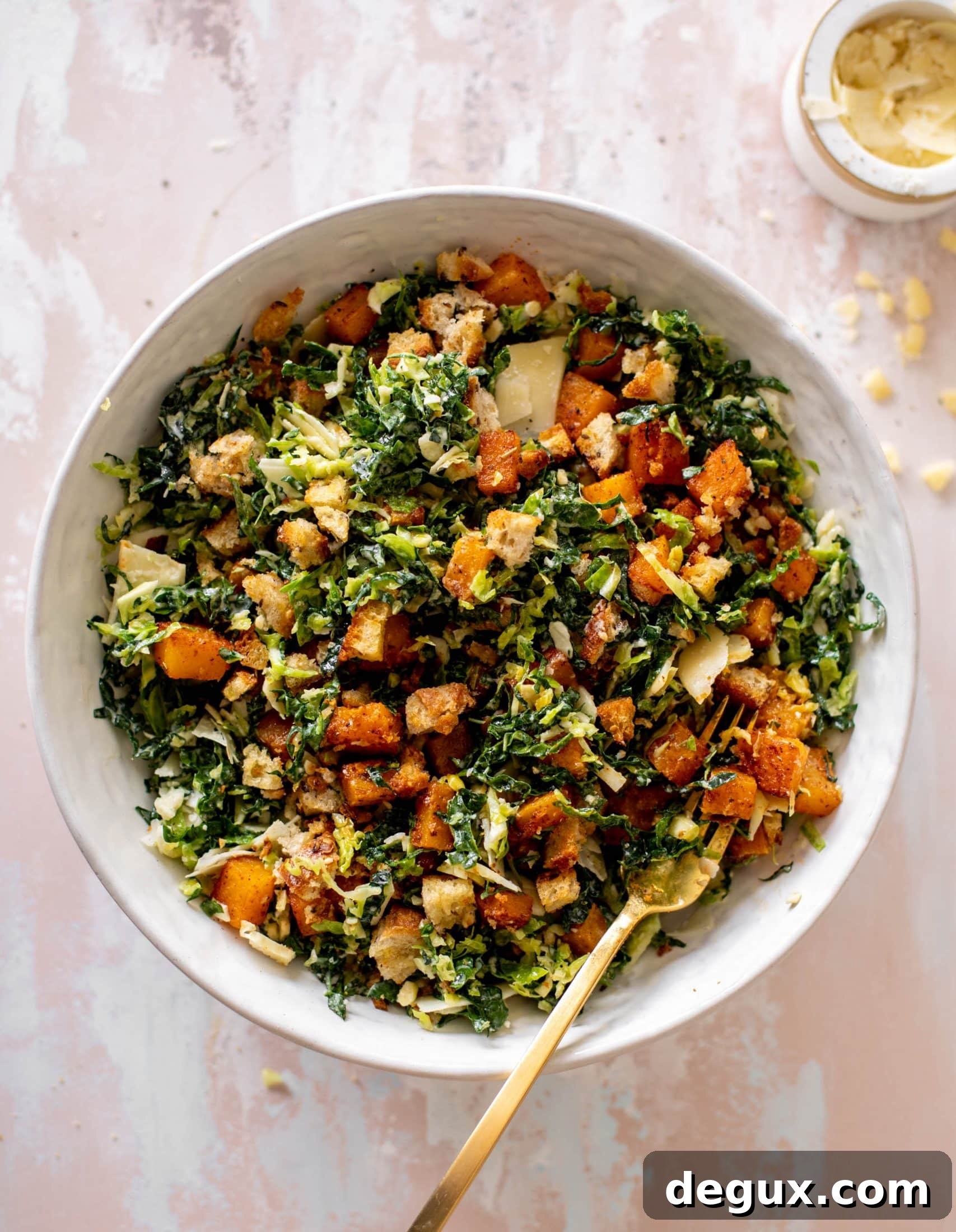 Winter Caesar Salad with Crispy Dijon Breadcrumbs 11 winter Caesar salad