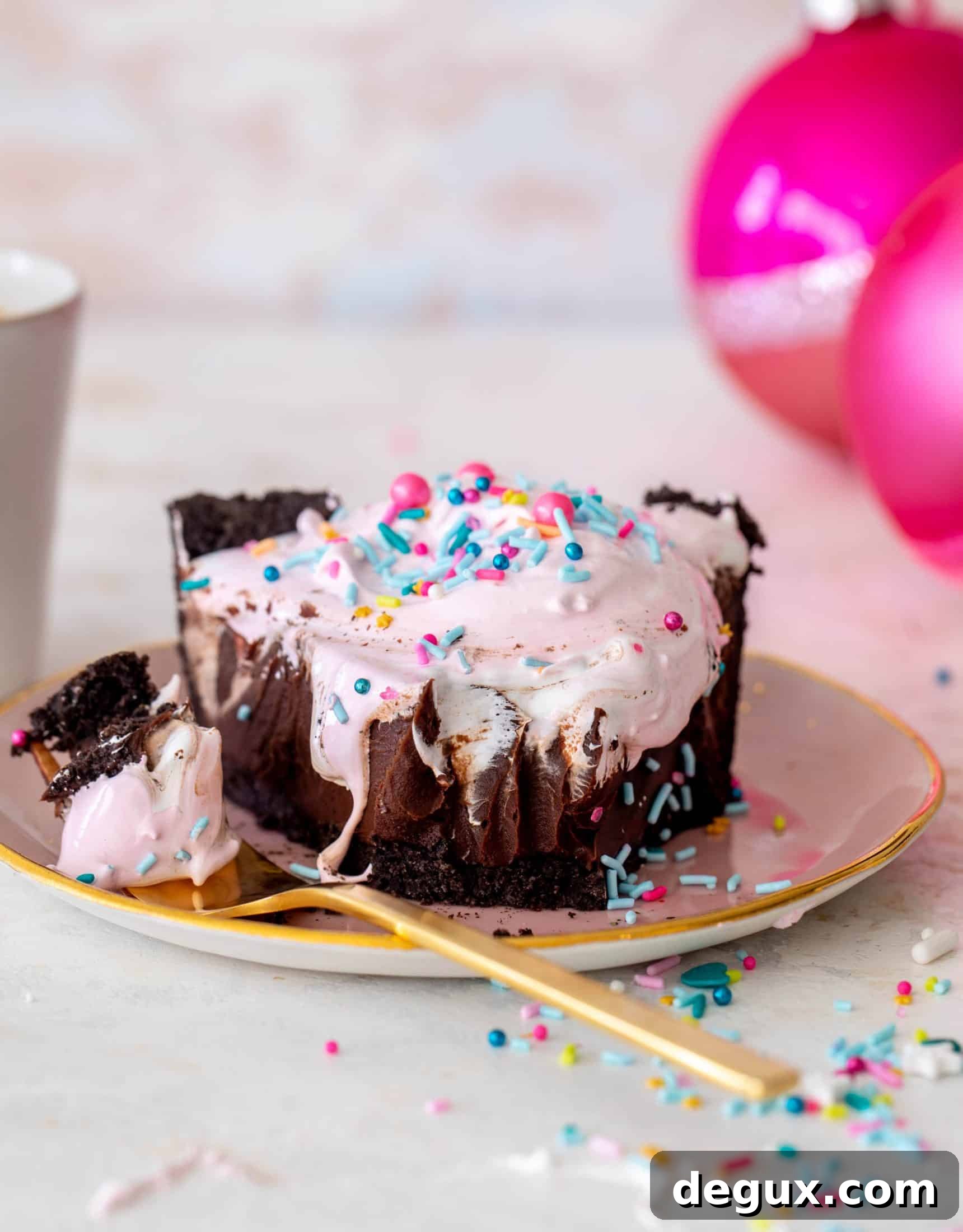 chocolate peppermint pie