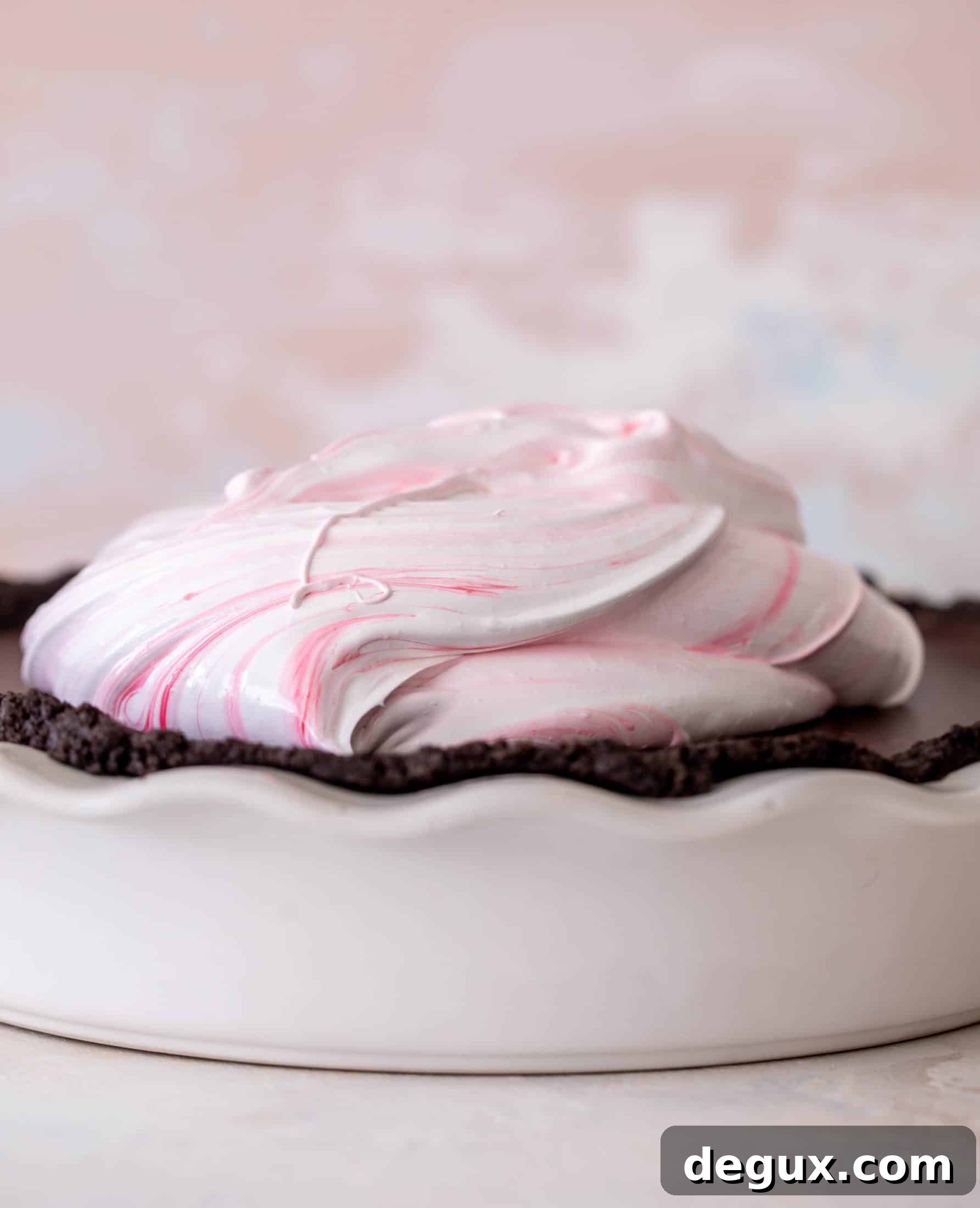 chocolate peppermint pie