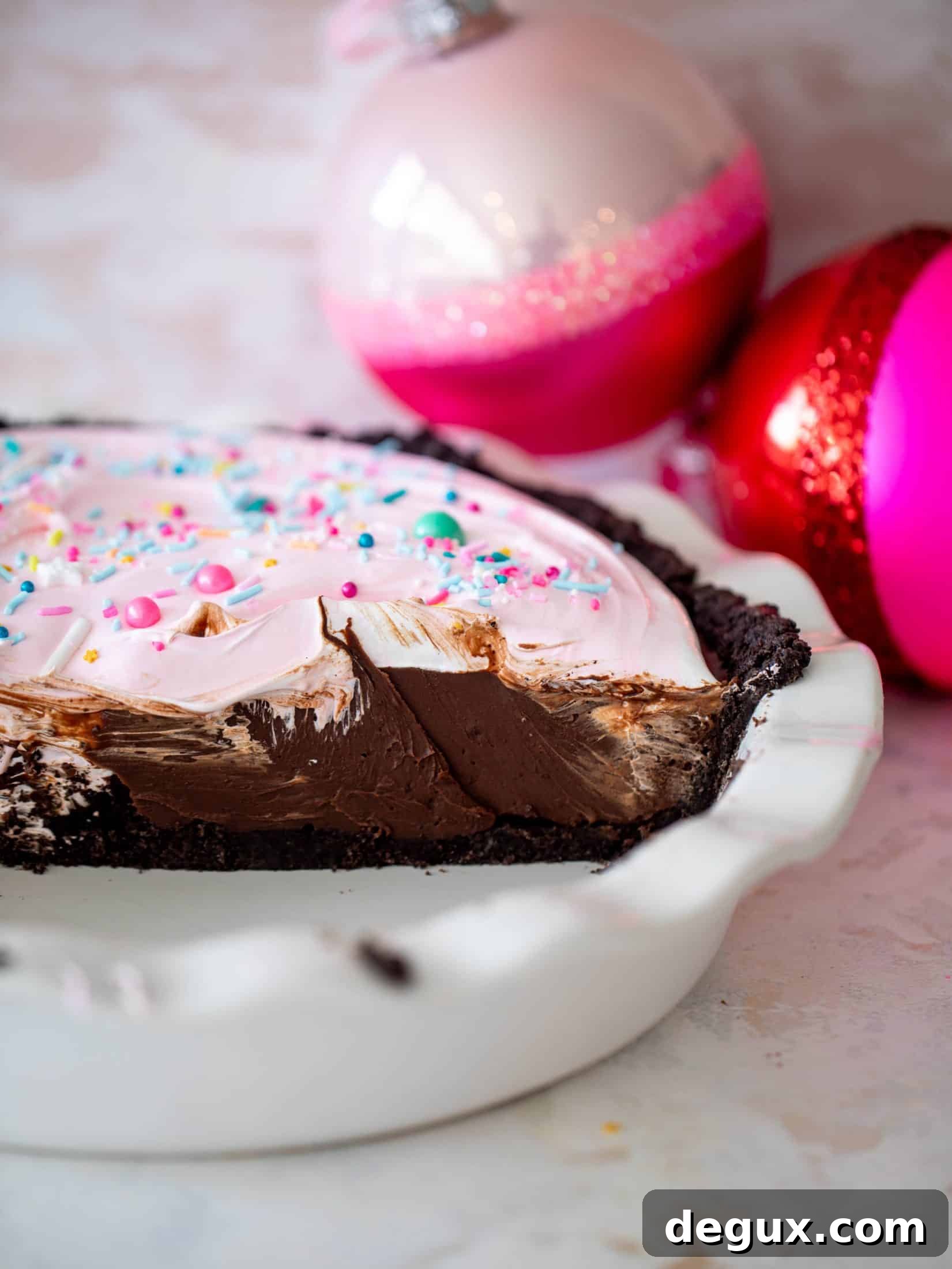 chocolate peppermint pie