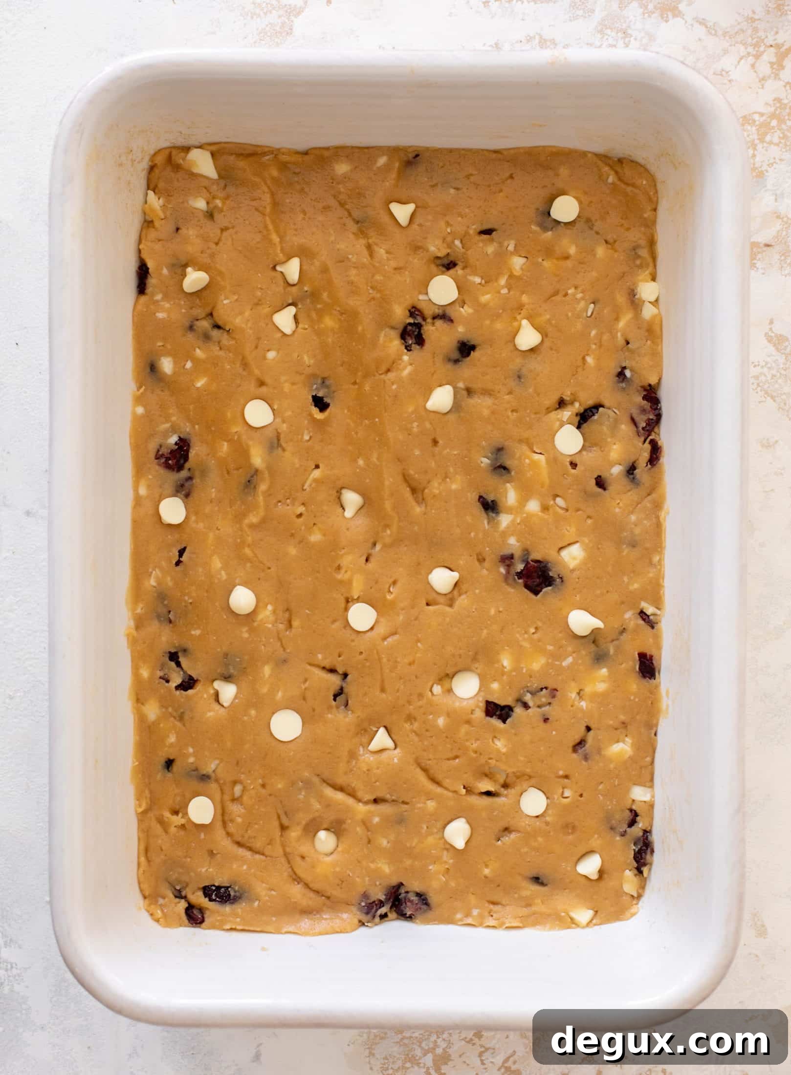Salted Brown Butter Cranberry White Chocolate Cookie Bars 5 salted cranberry white chocolate cookie bars