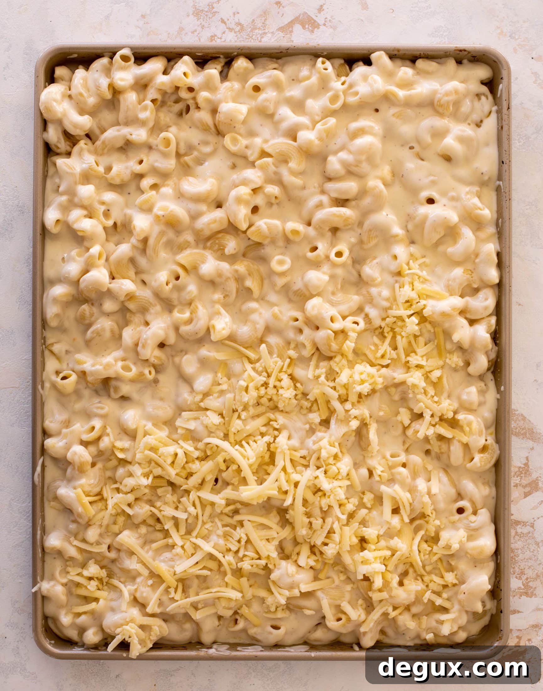 Sheet Pan Macaroni and Cheese Recipe for Crowd-Friendly Baking 6 sheet pan mac and cheese