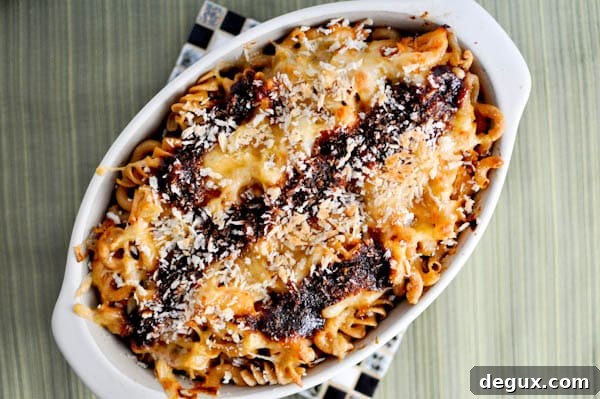 Served BBQ Chicken Pasta