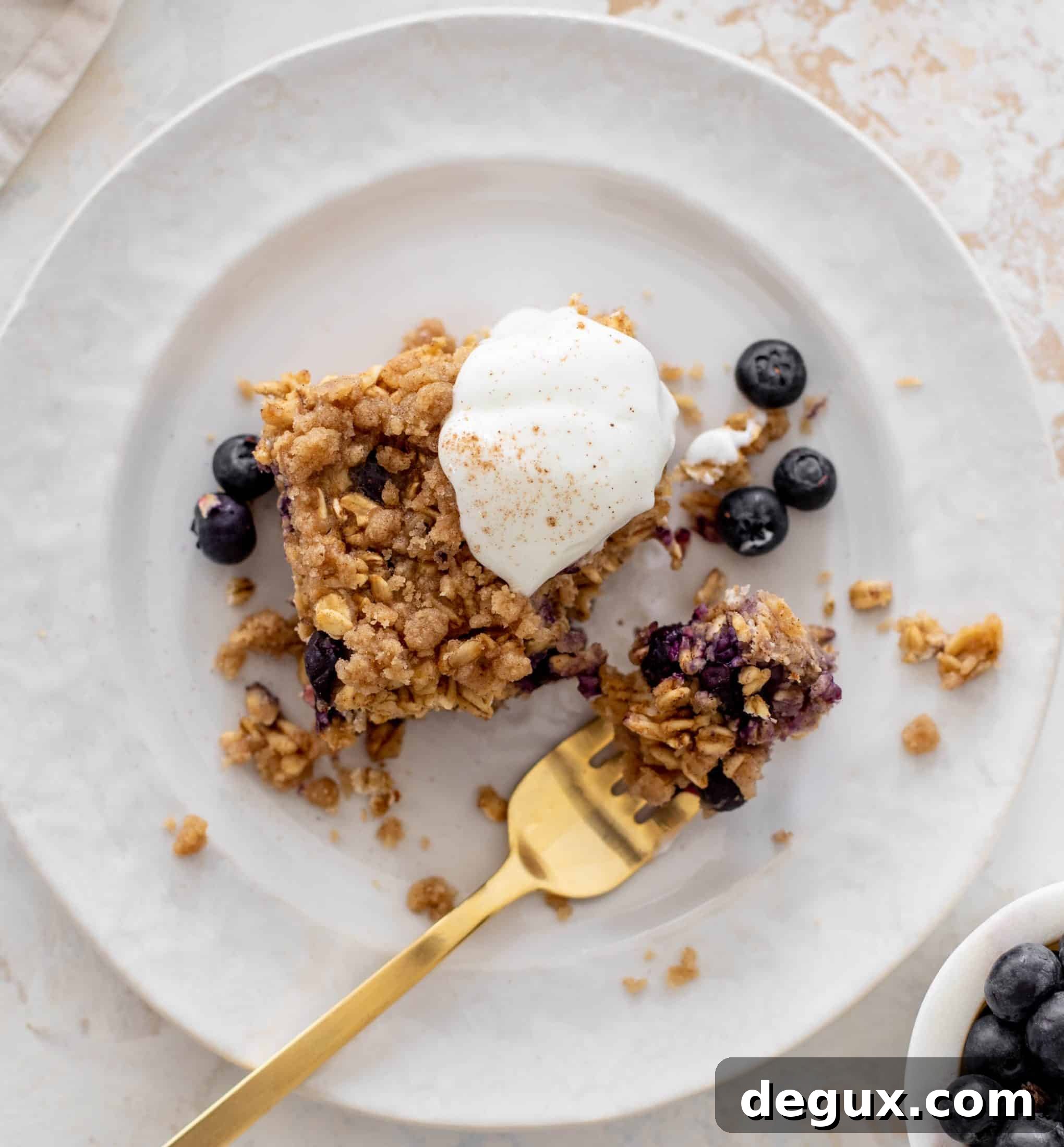 blueberry muffin baked oatmeal