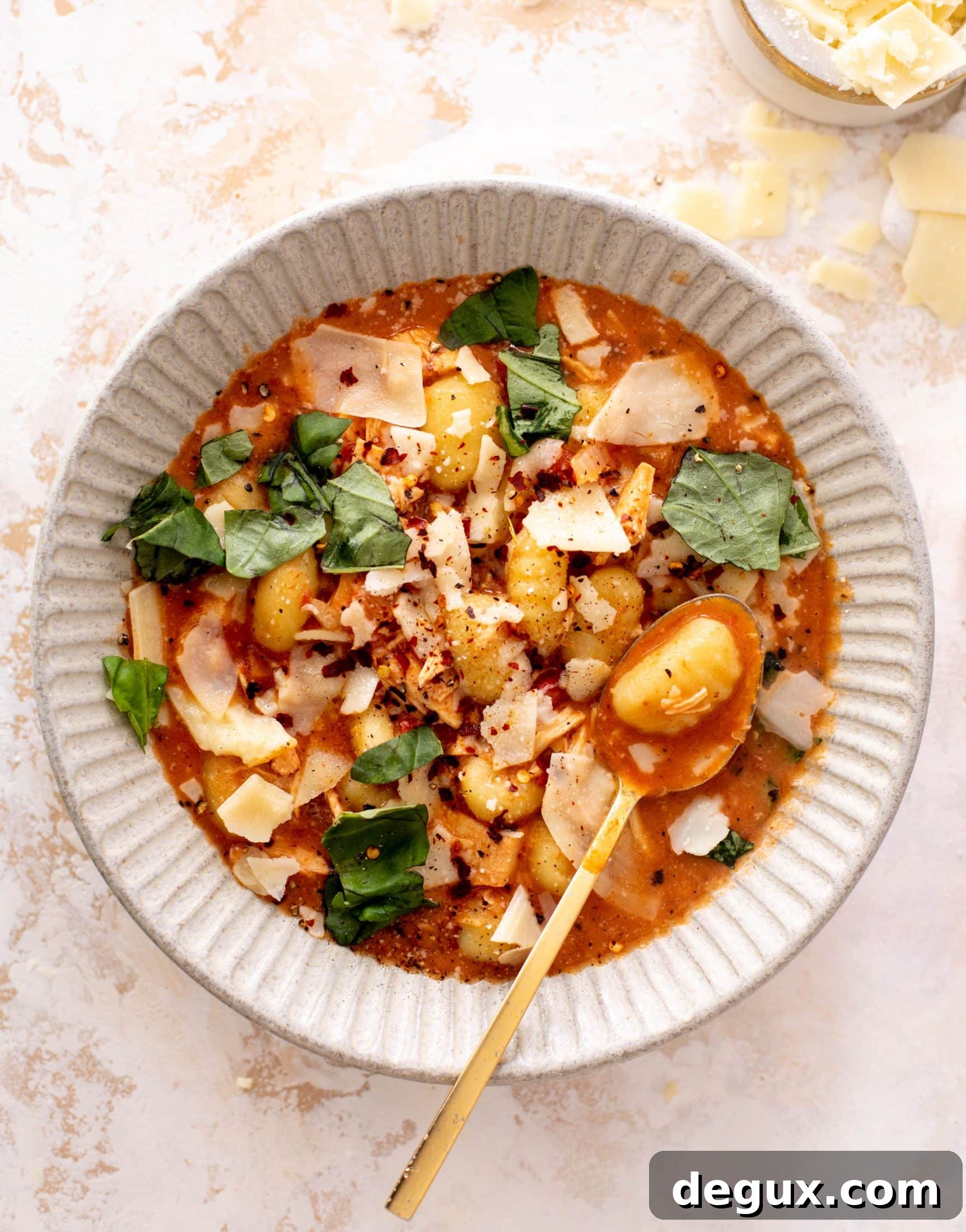 Chicken Parmesan Gnocchi Soup Recipe — Creamy Italian Comfort 8 chicken parmesan gnocchi soup