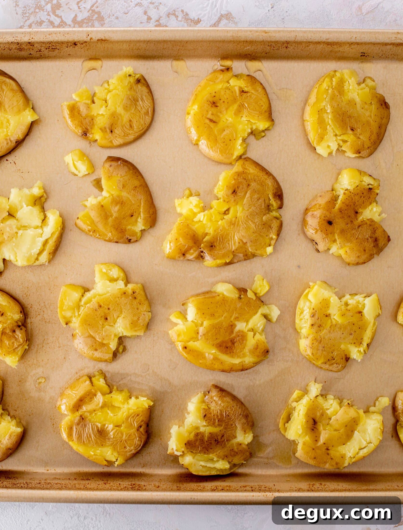 Crispy Buffalo Chicken Smashed Potatoes Recipe 3 crispy buffalo wing smashed potatoes