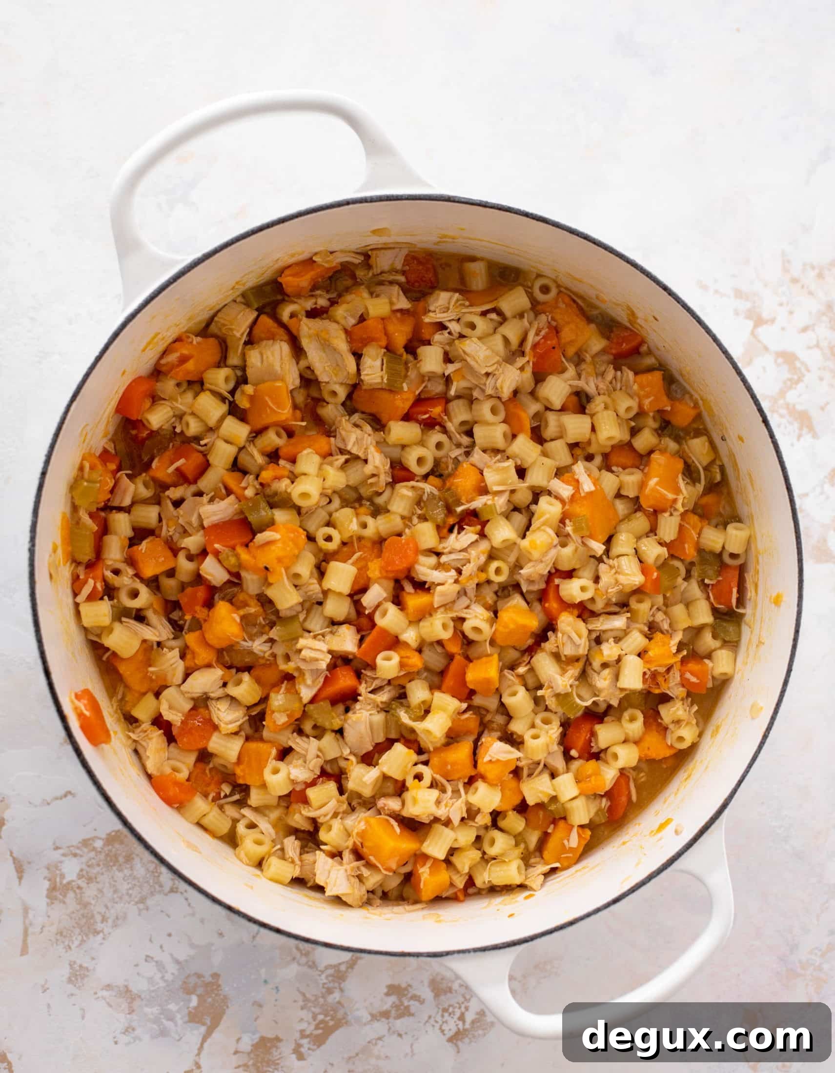 sweet potato chicken noodle soup