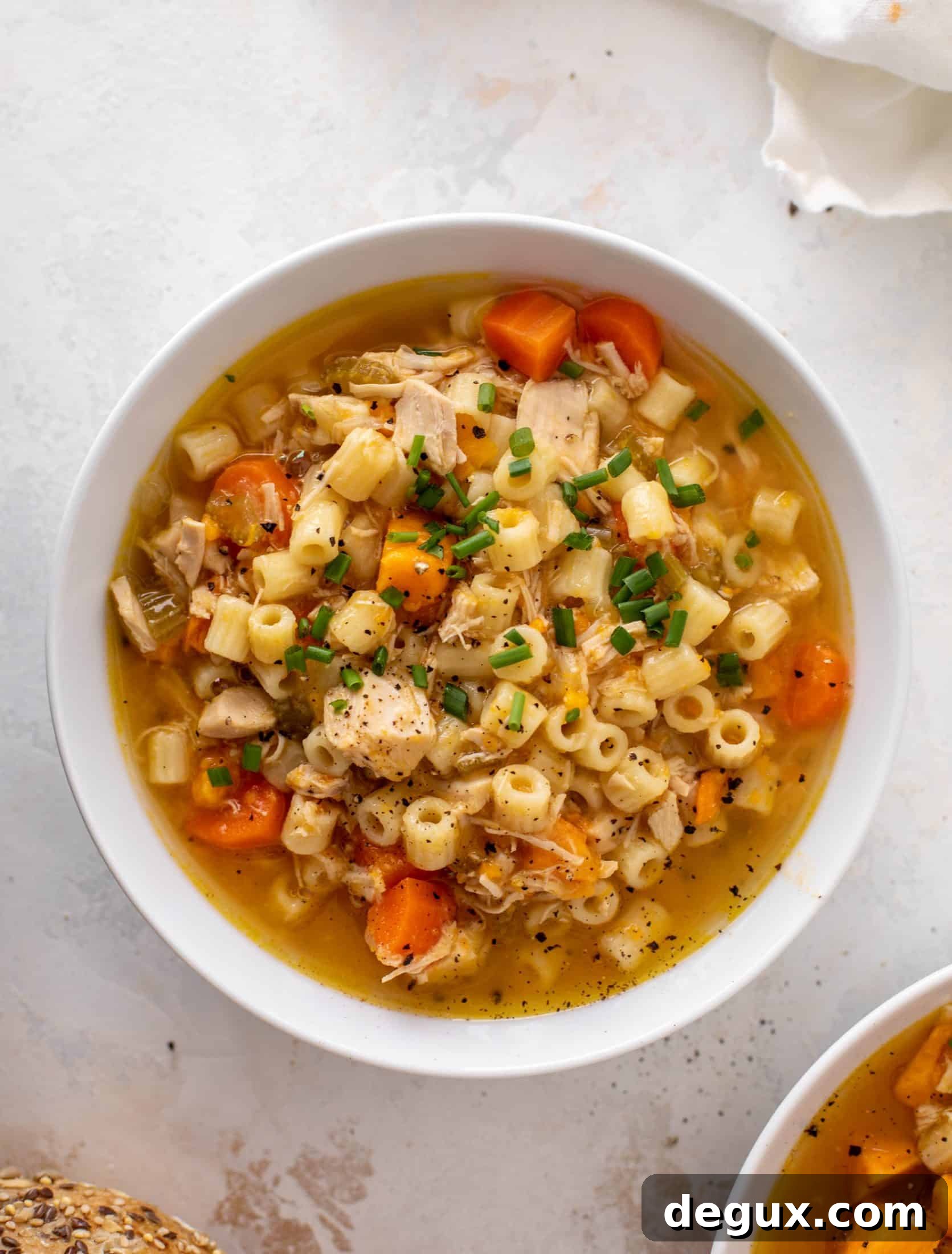 sweet potato chicken noodle soup