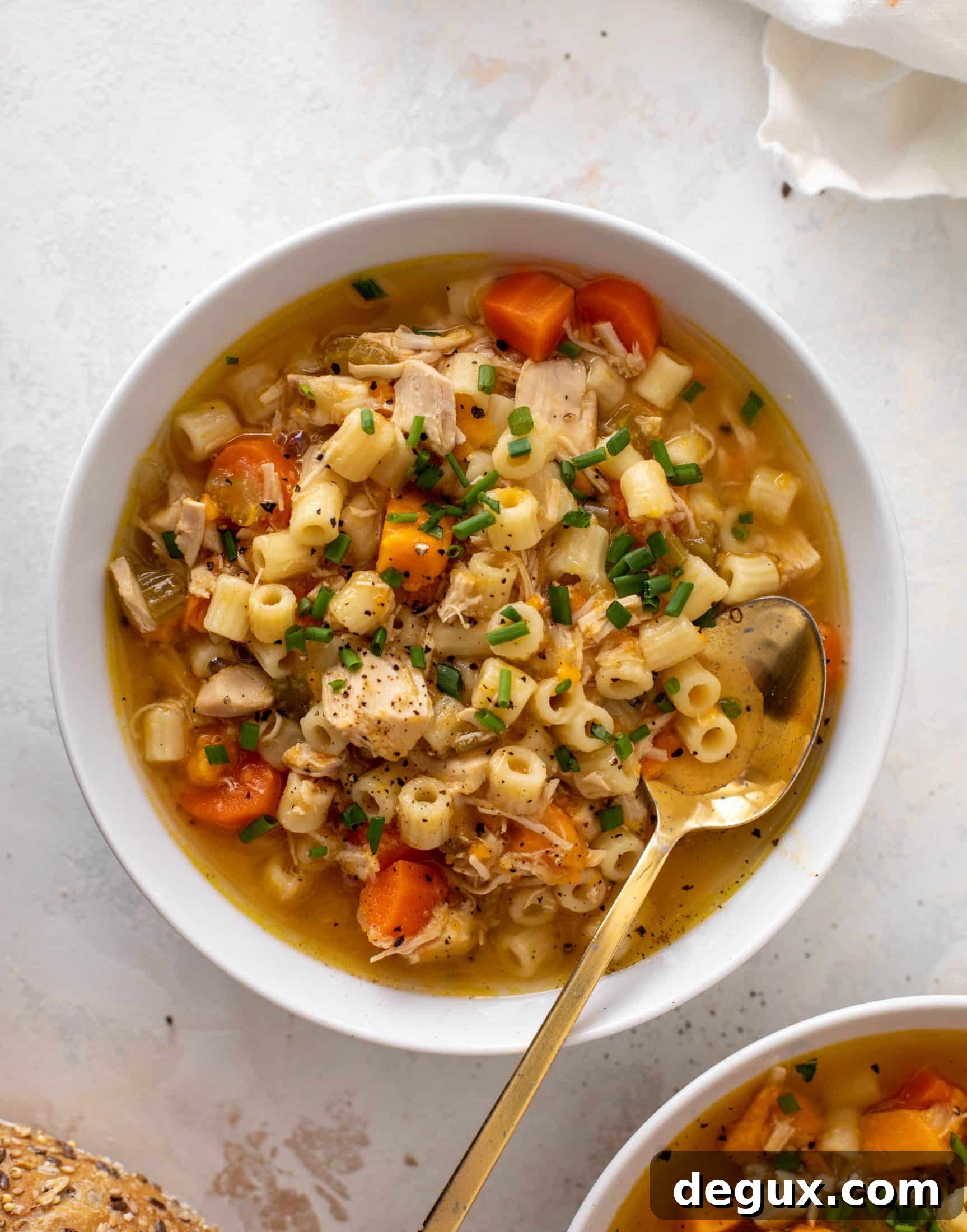 sweet potato chicken noodle soup