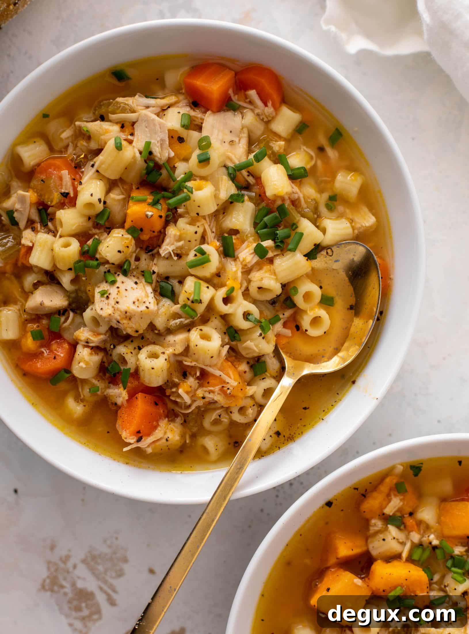 sweet potato chicken noodle soup