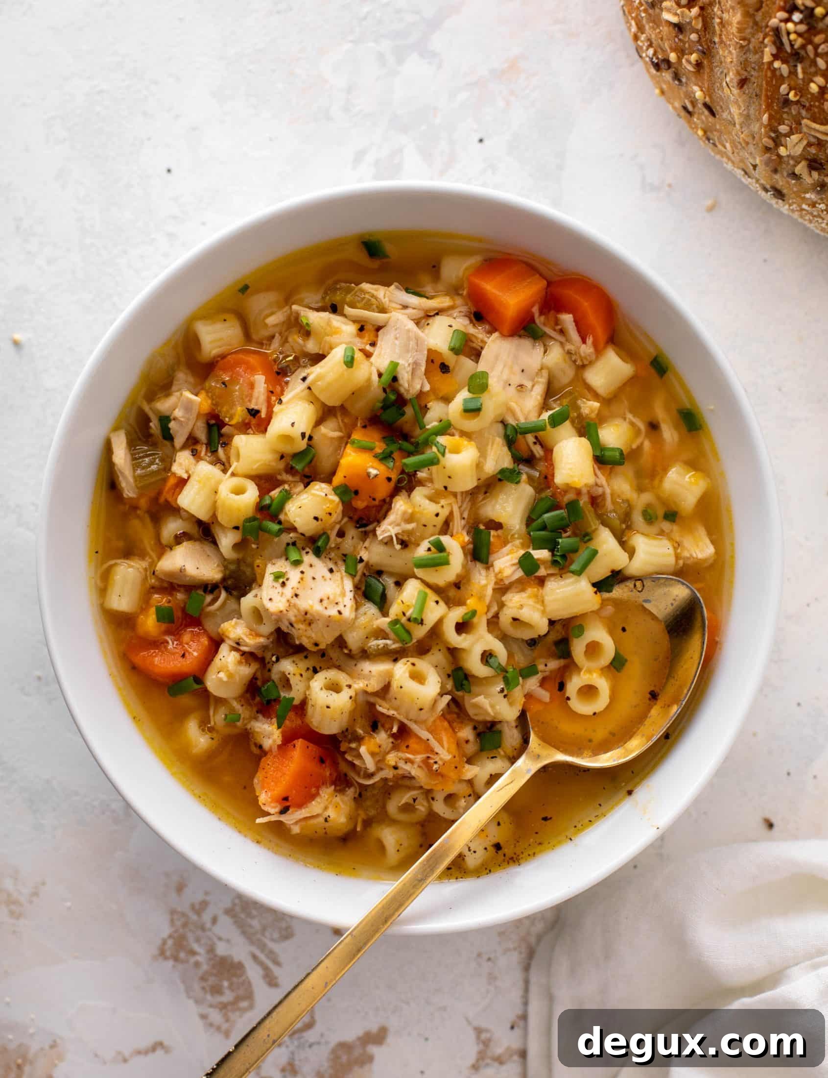 sweet potato chicken noodle soup