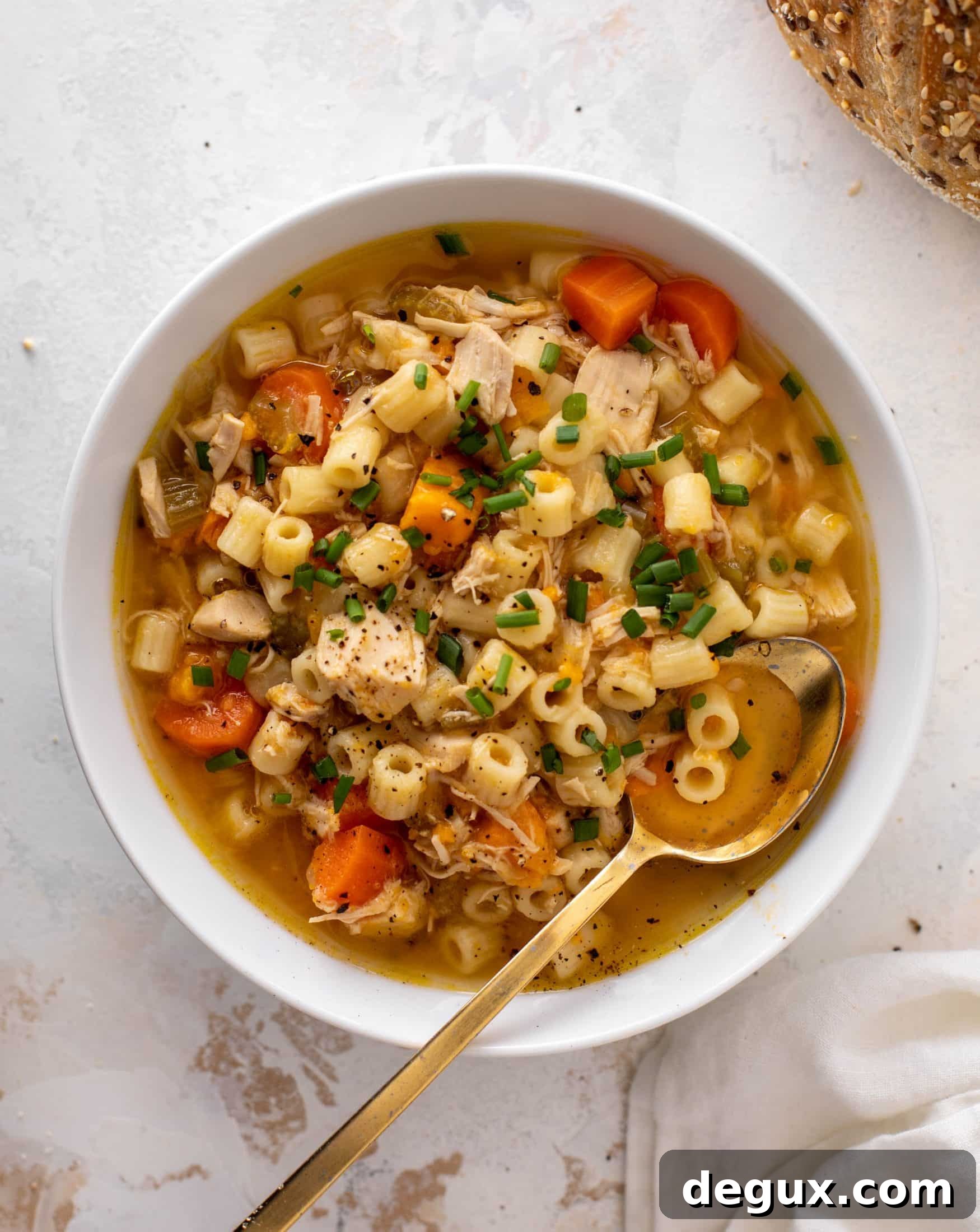 sweet potato chicken noodle soup