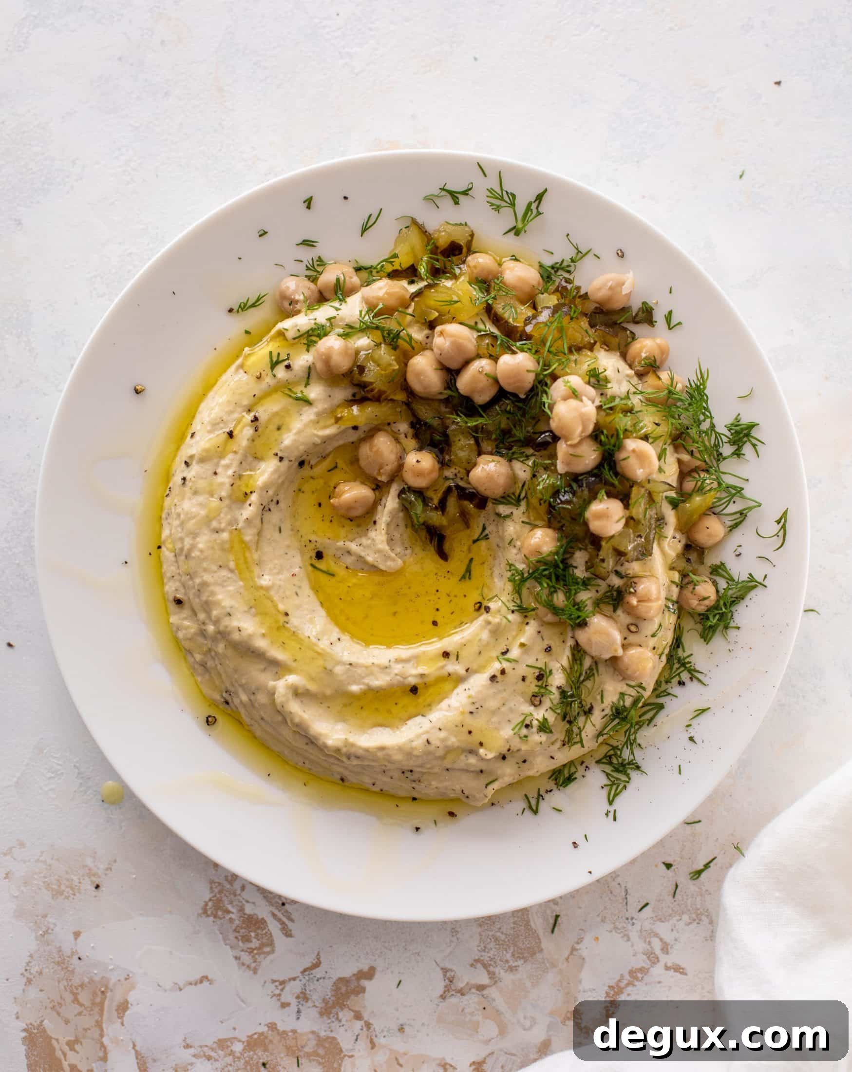 Hummus with Pickle Flavor for Pickle Lovers 7 dill pickle hummus