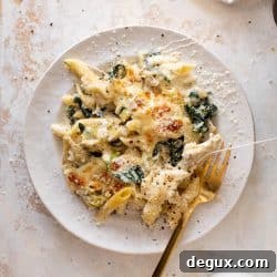 Creamy Spinach and Artichoke Pasta Skillet Recipe 13 img 97751 12