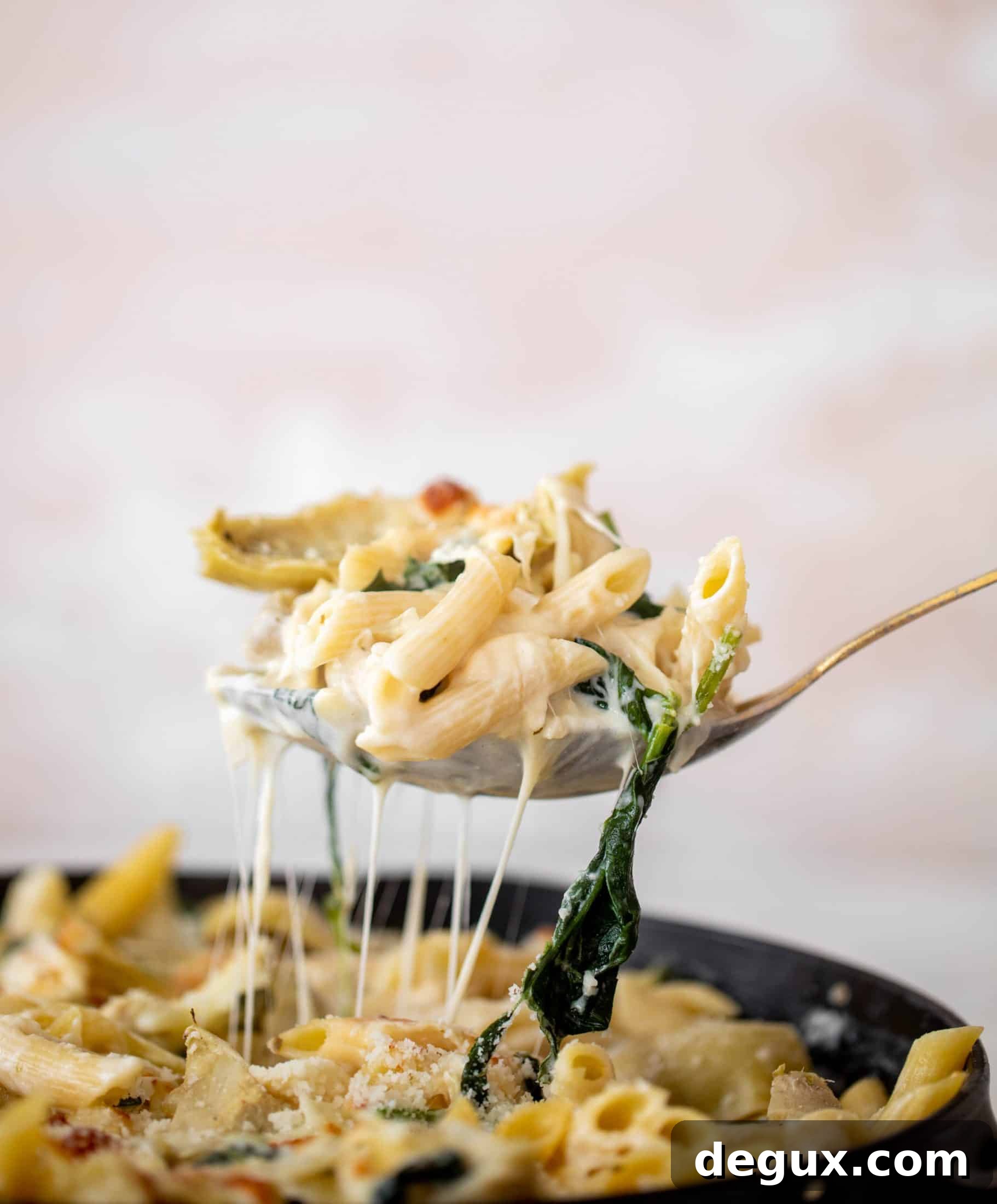 Creamy Spinach and Artichoke Pasta Skillet Recipe 14 spinach artichoke pasta skillet