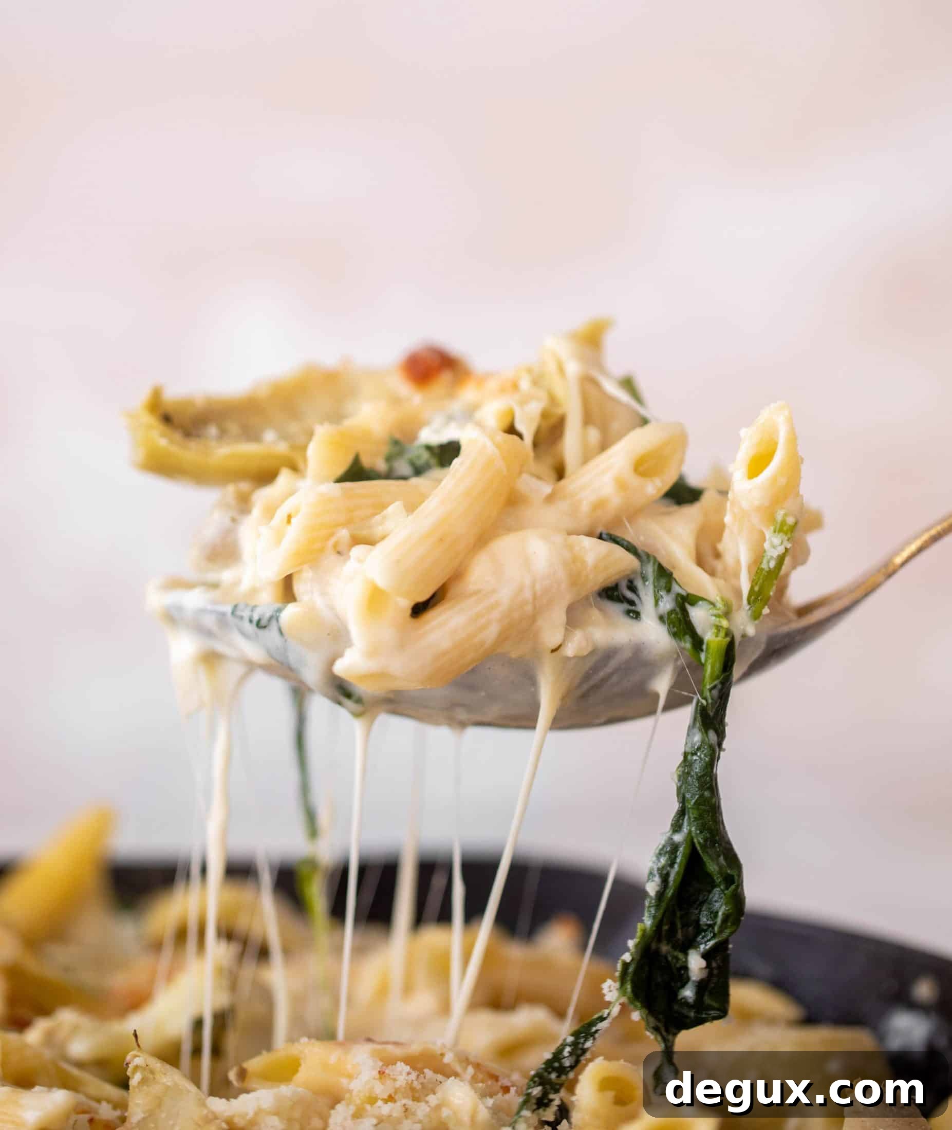 Creamy Spinach and Artichoke Pasta Skillet Recipe 9 spinach artichoke pasta skillet