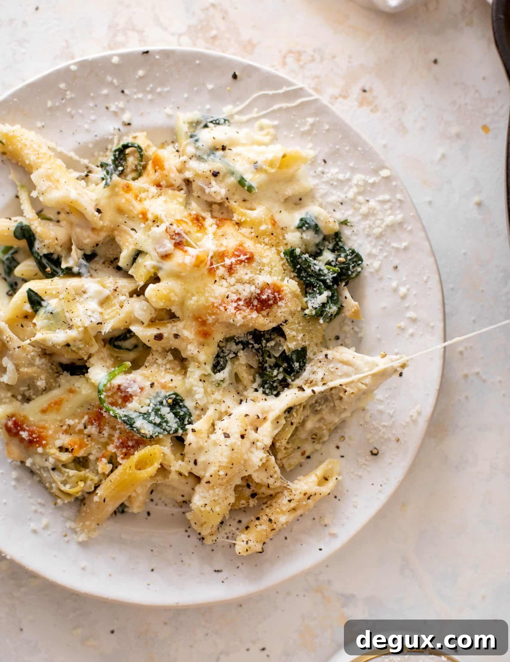 Creamy Spinach and Artichoke Pasta Skillet Recipe 10 spinach artichoke pasta skillet