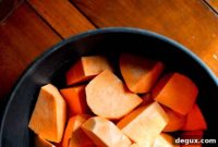Fluffy Whipped Sweet Potatoes with Brown Butter and Herbs