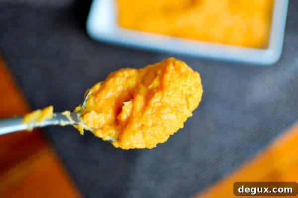 serving whipped sweet potatoes