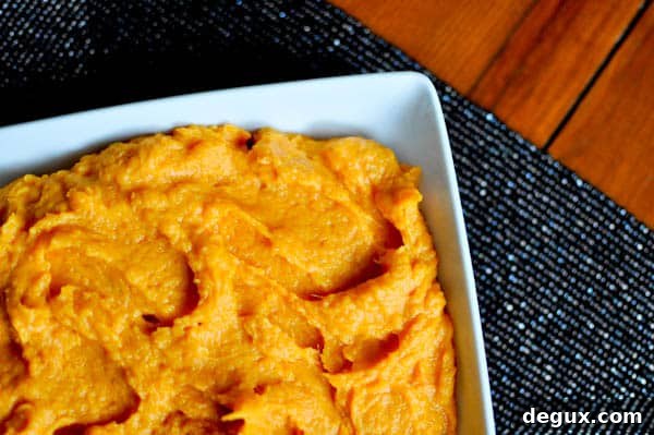 bowl of whipped sweet potatoes