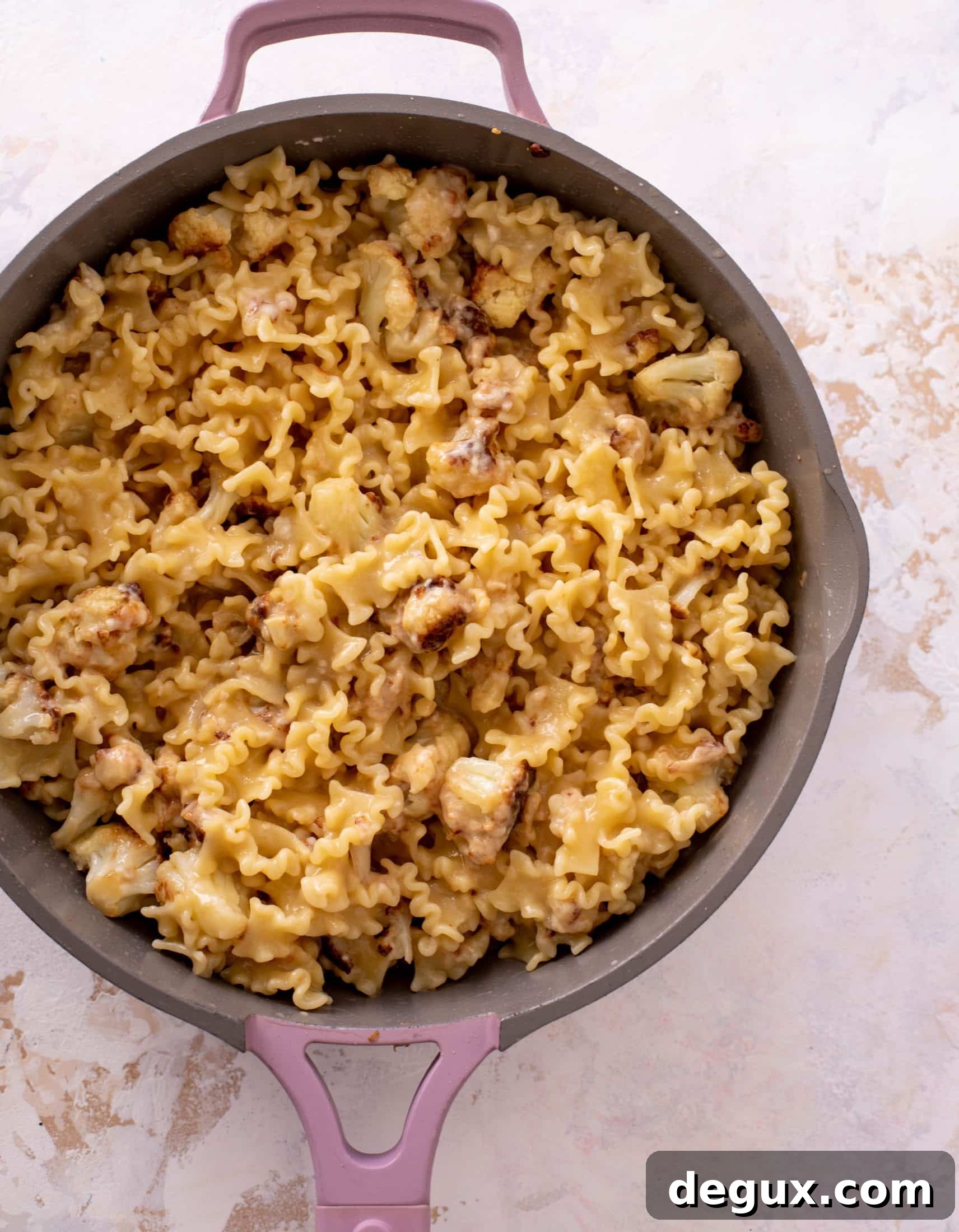 toasted cauliflower buttered noodles
