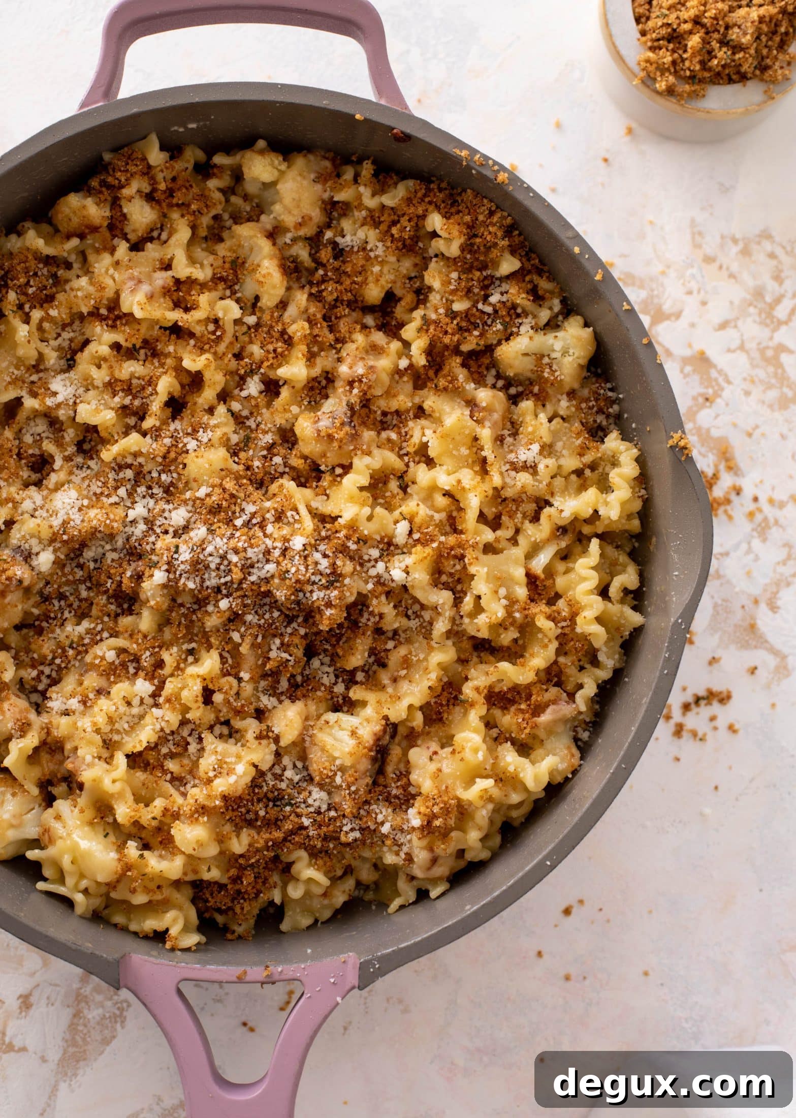toasted cauliflower buttered noodles