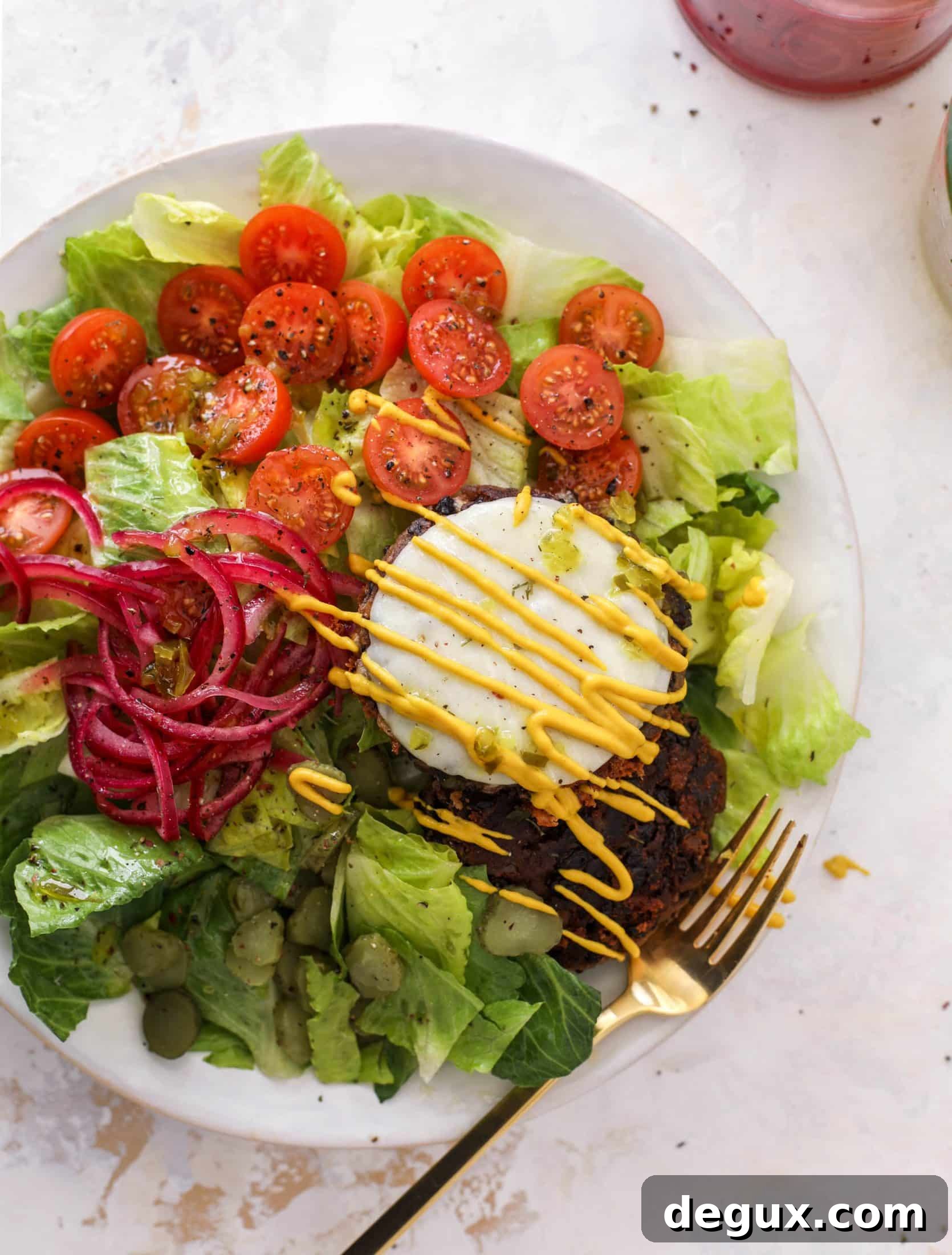 black bean burger bowls