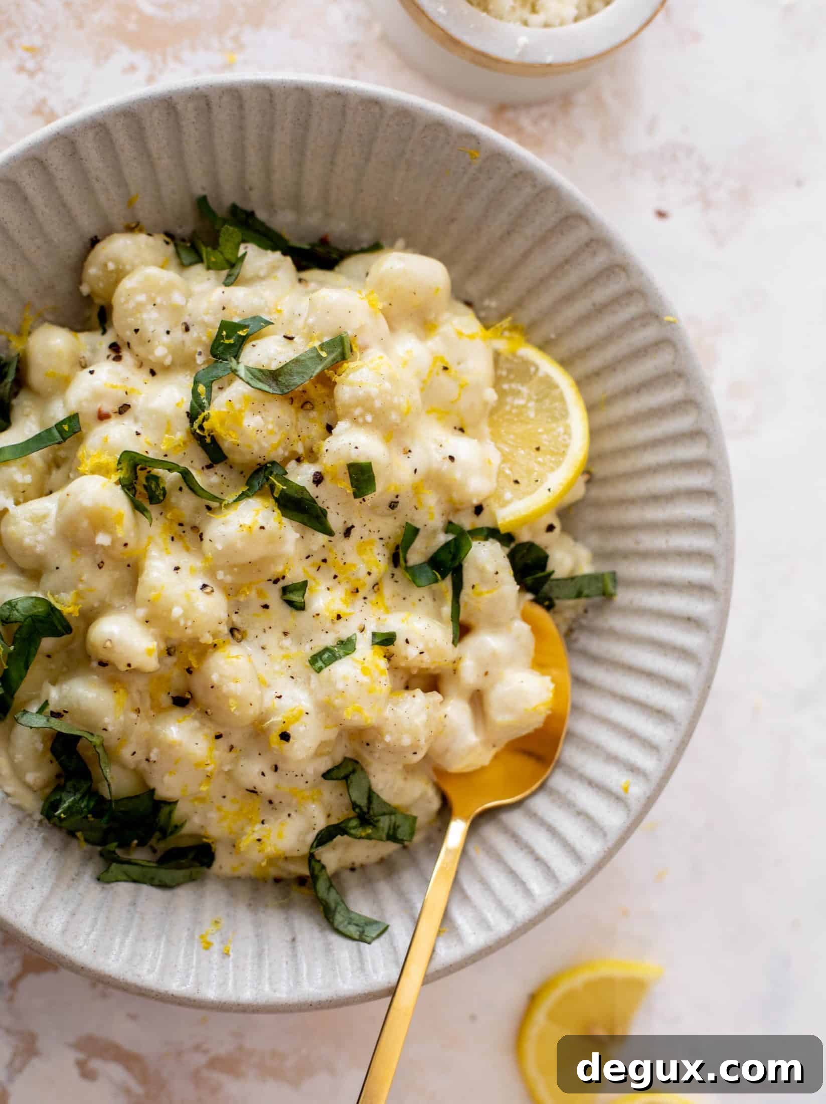 Creamy Lemon Gnocchi Made in One Pot 11 creamy lemon gnocchi