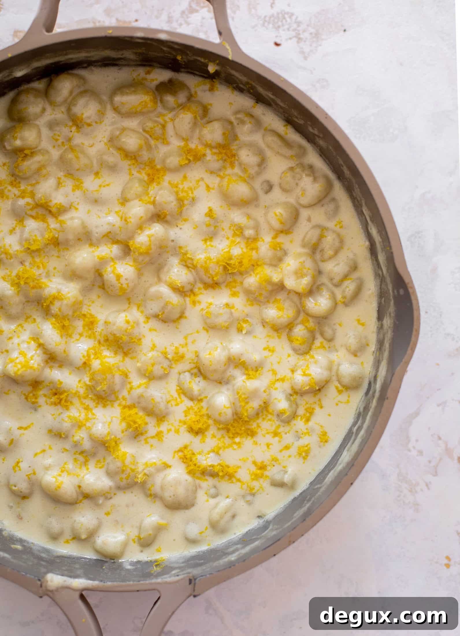 Creamy Lemon Gnocchi Made in One Pot 4 creamy lemon gnocchi