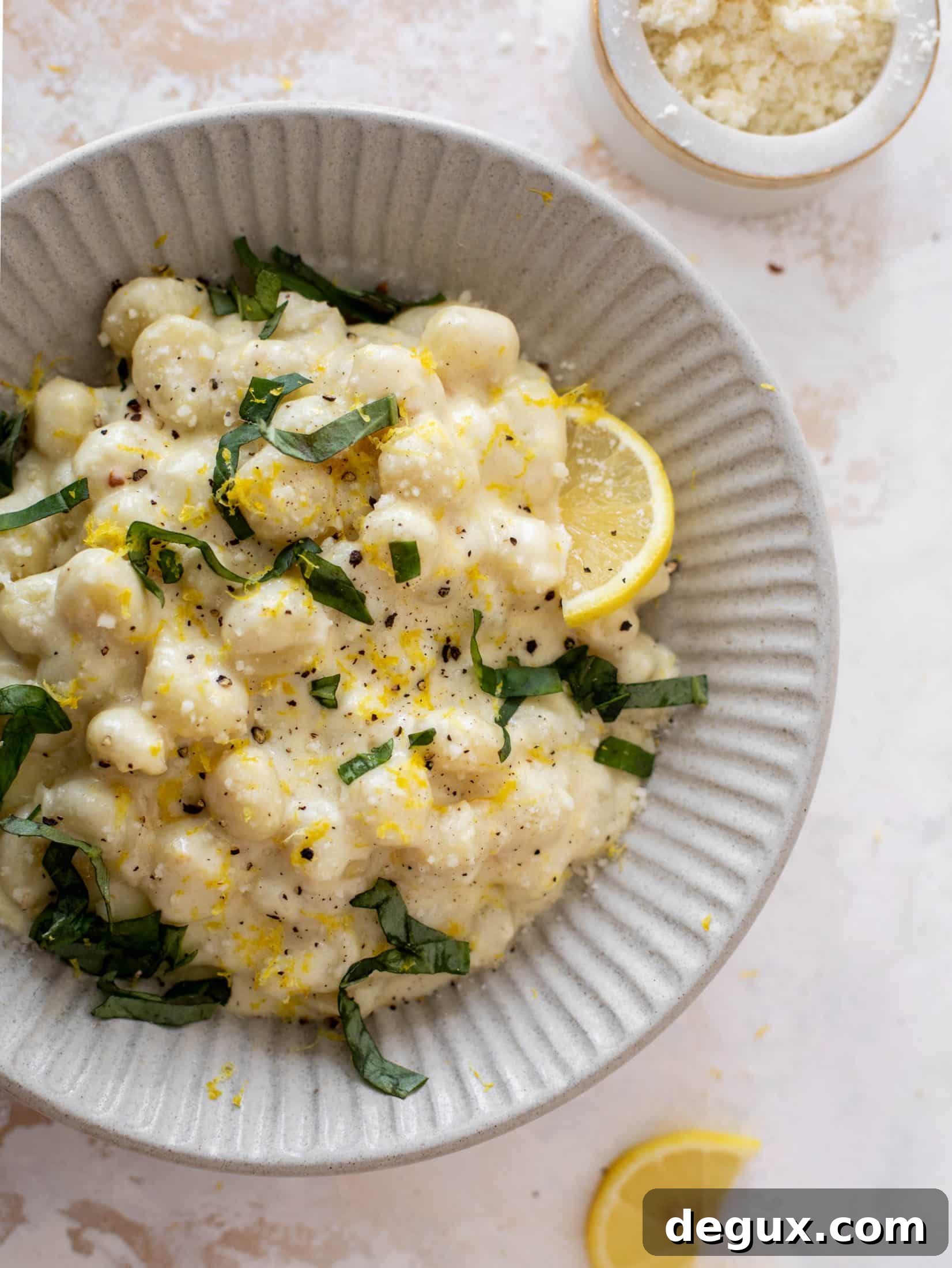 Creamy Lemon Gnocchi Made in One Pot 6 creamy lemon gnocchi
