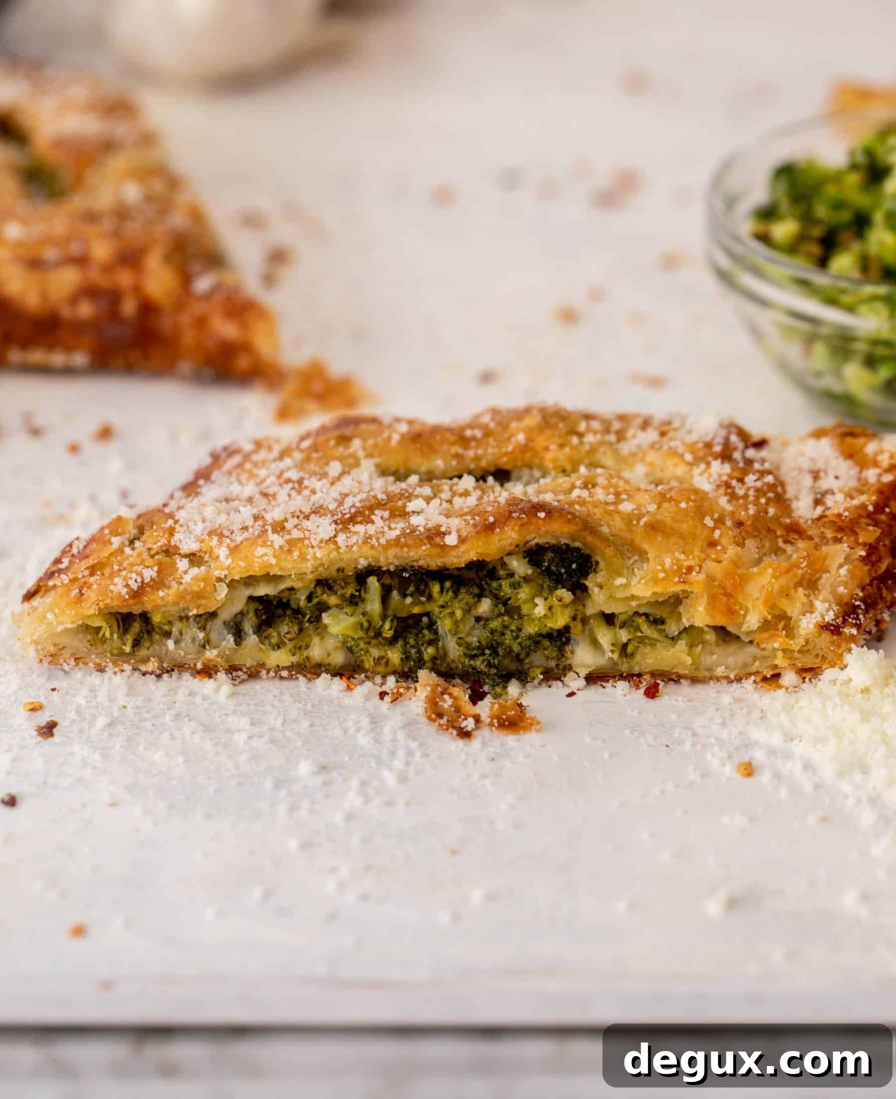 Parmesan-Stuffed Broccoli Rolls: Savory Vegan Appetizer Recipe 2 parmesan broccoli roll