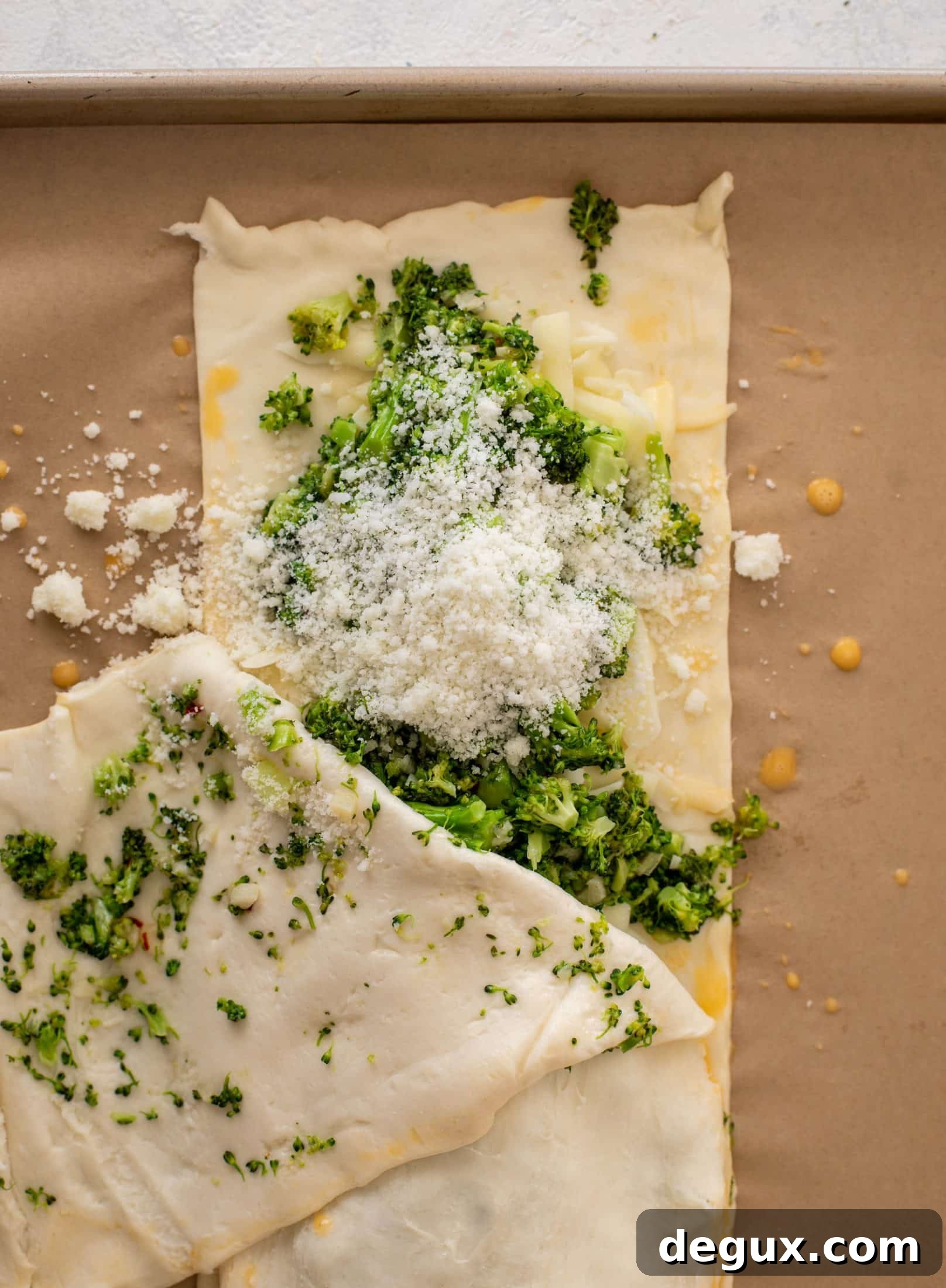 Parmesan-Stuffed Broccoli Rolls: Savory Vegan Appetizer Recipe 6 parmesan broccoli roll