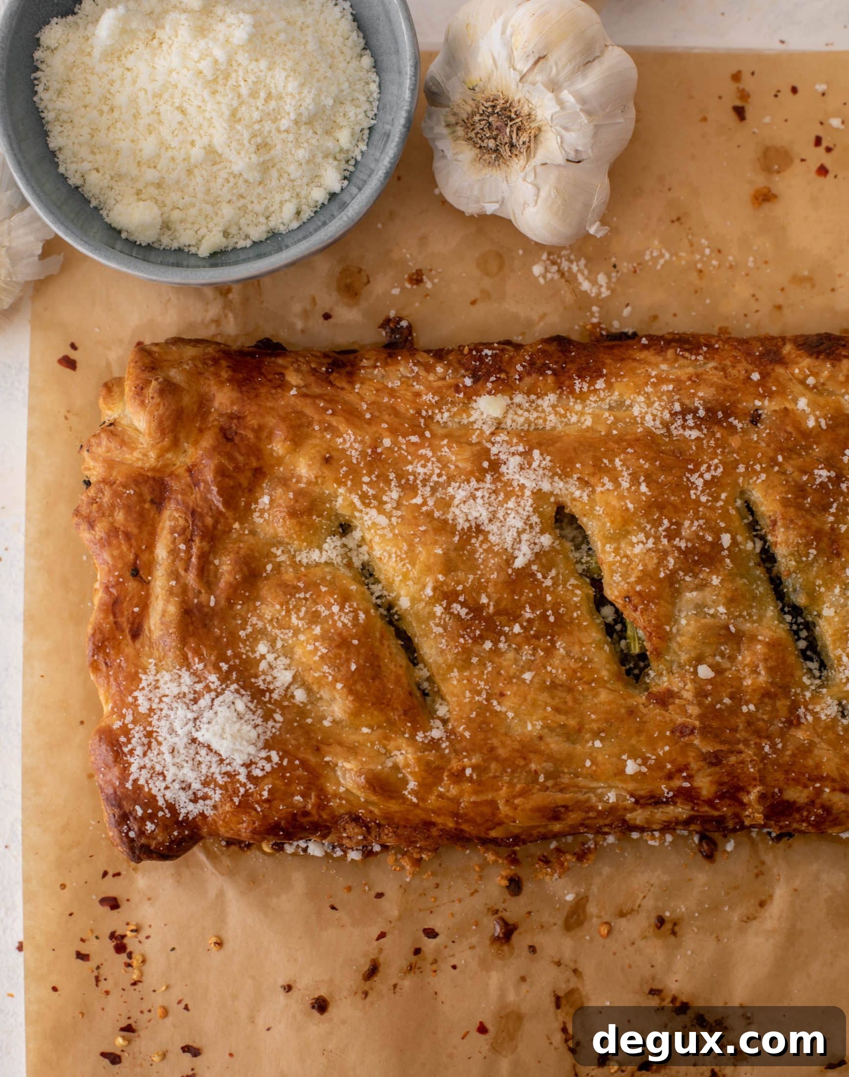 Parmesan-Stuffed Broccoli Rolls: Savory Vegan Appetizer Recipe 8 parmesan broccoli roll