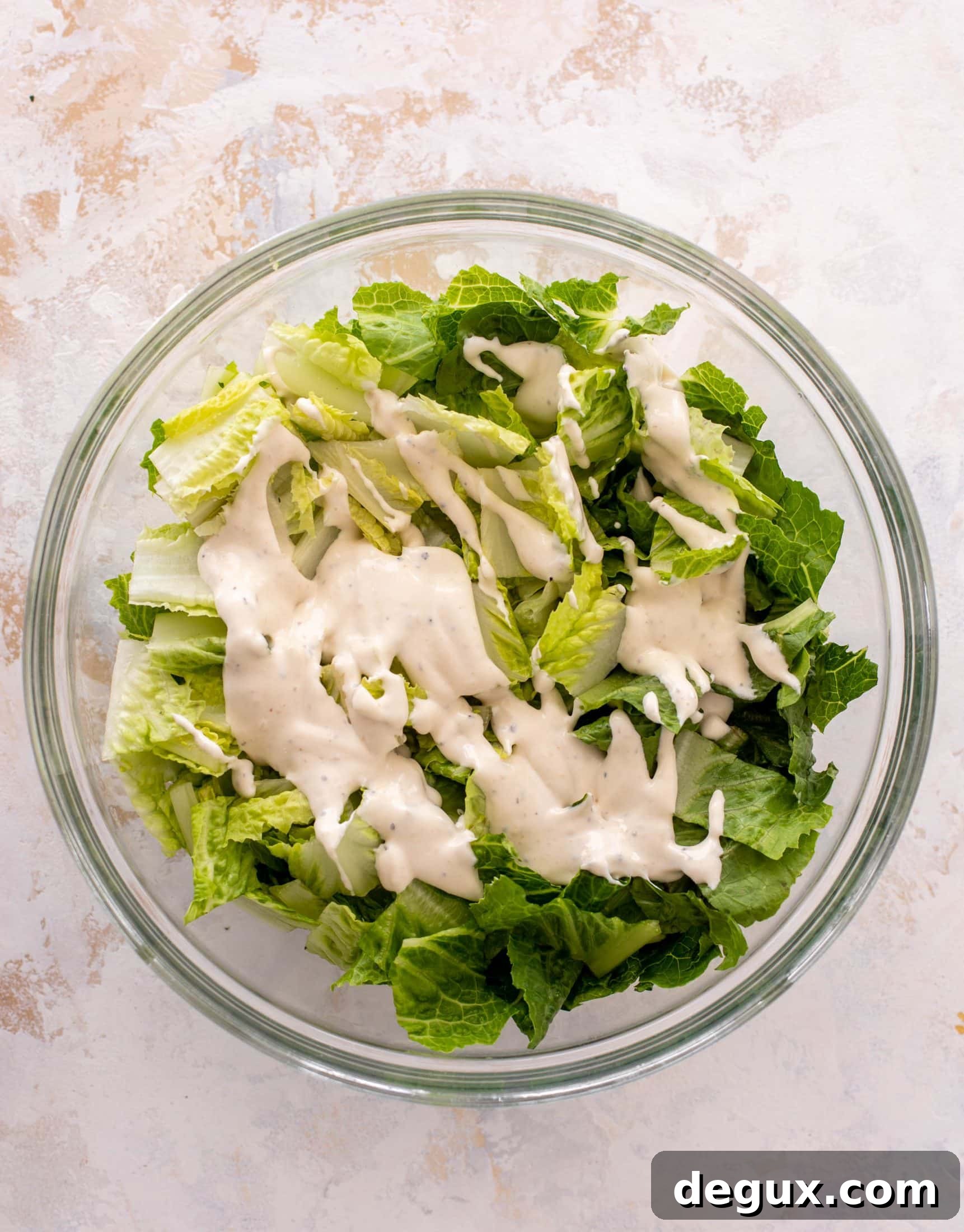 crab cake caesar with old bay croutons