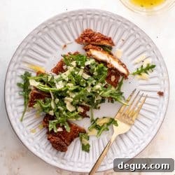 Pretzel-Crusted Chicken with Honey Mustard Arugula Salad 10 img 98318 10