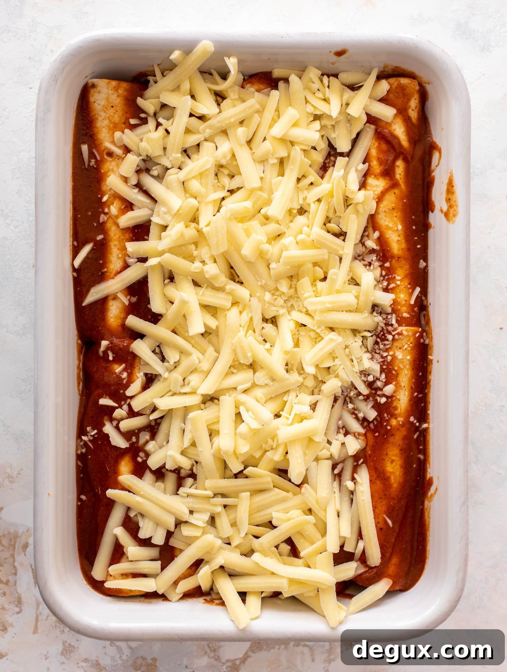 chipotle cheddar cauliflower enchiladas