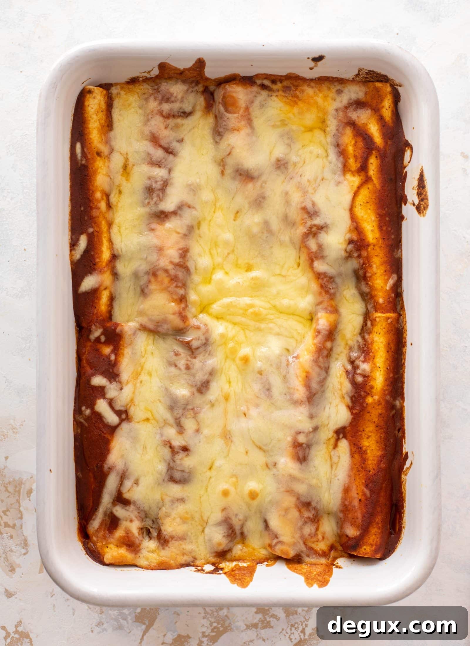 chipotle cheddar cauliflower enchiladas
