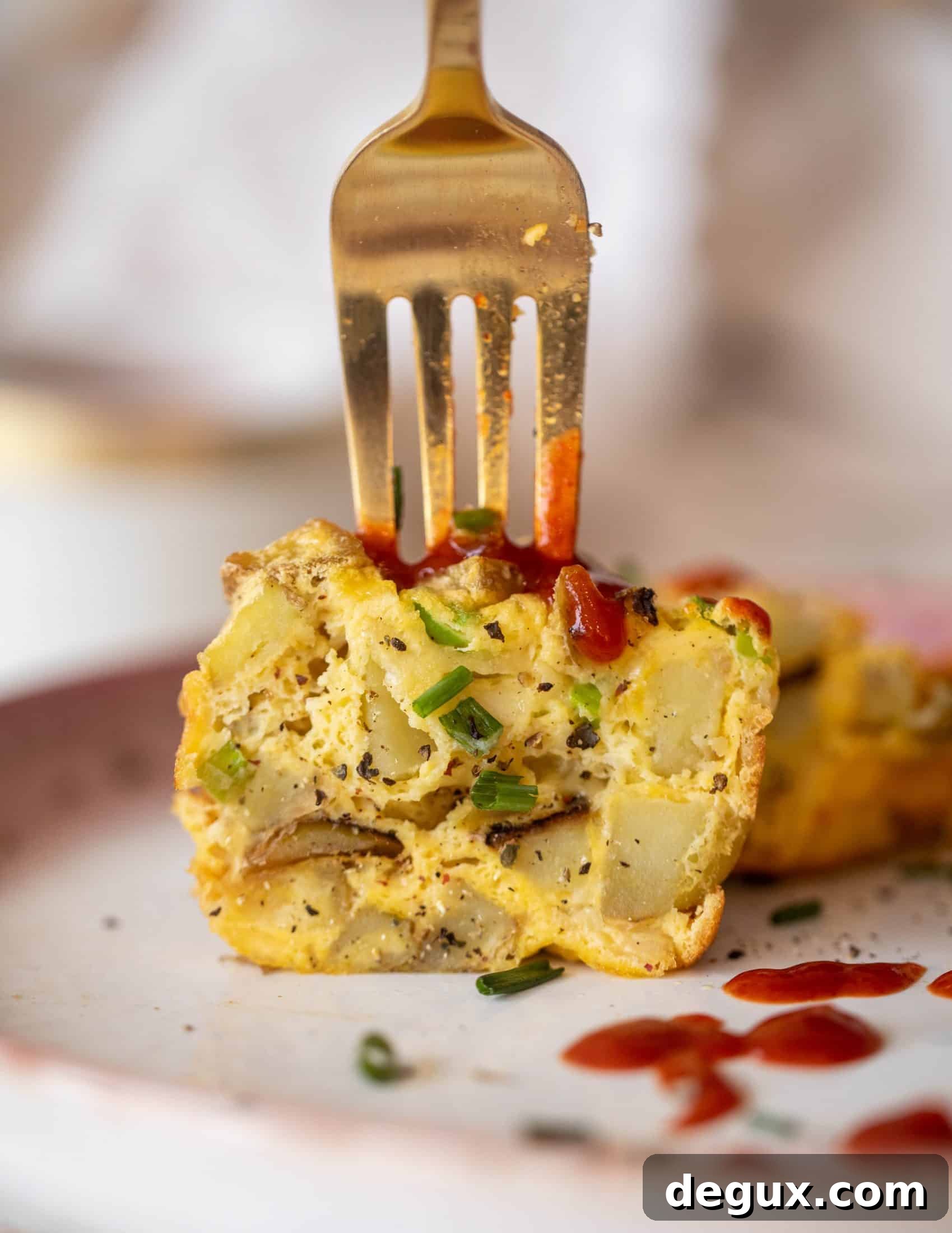 potato and egg souffle bites