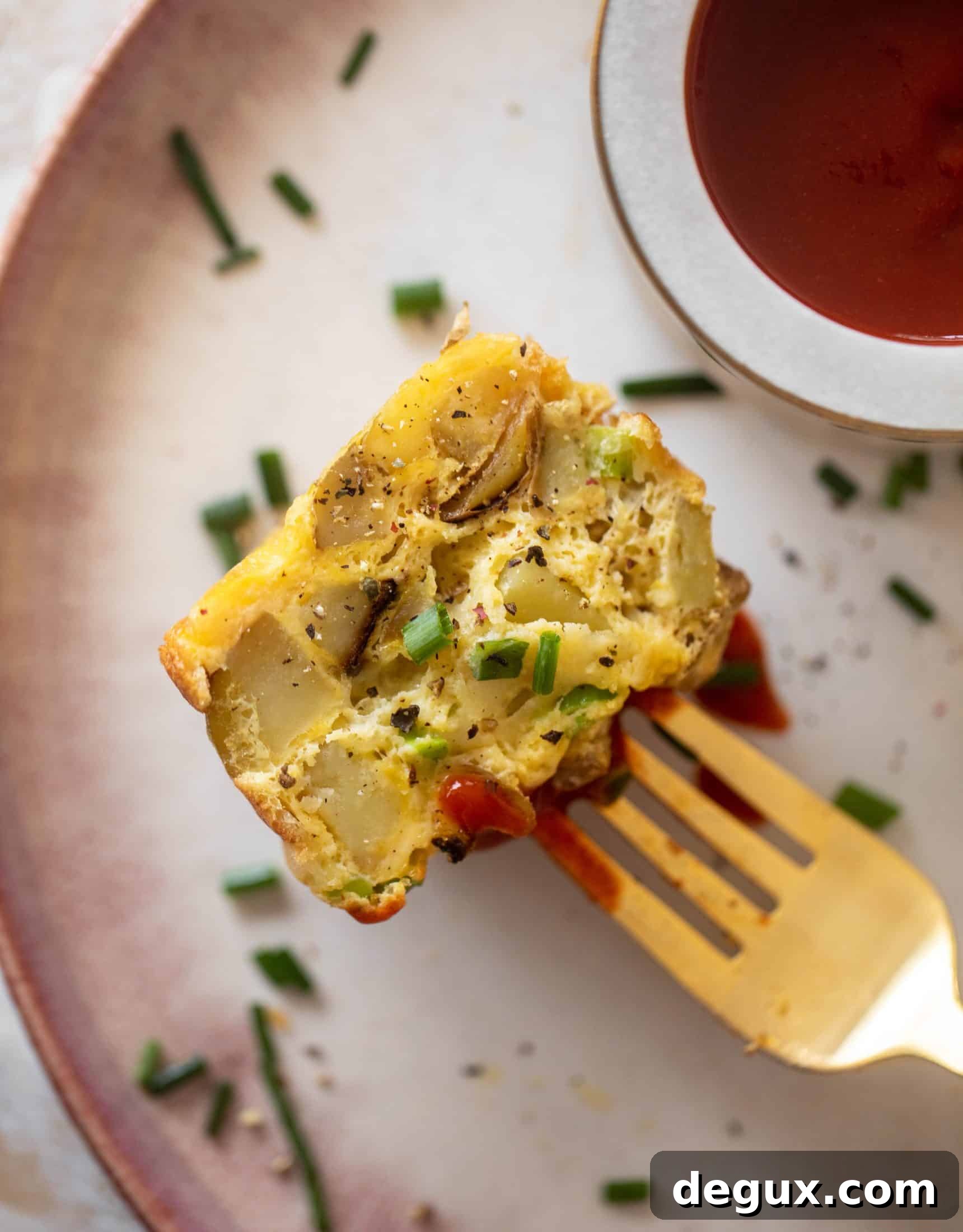 potato and egg souffle bites