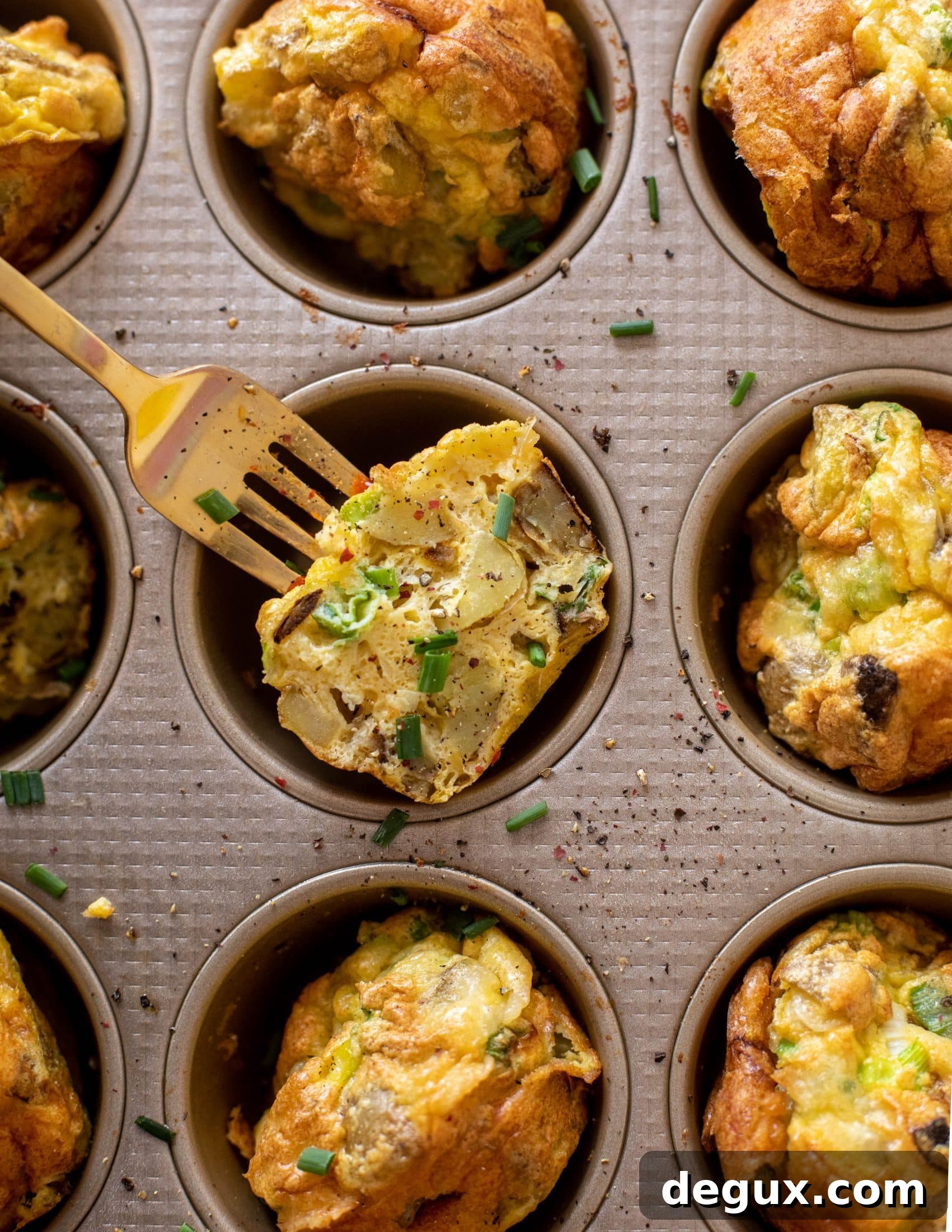 potato and egg souffle bites