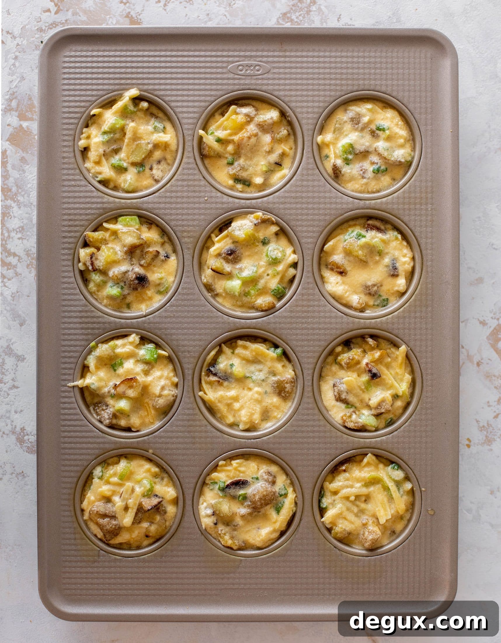 potato and egg souffle bites