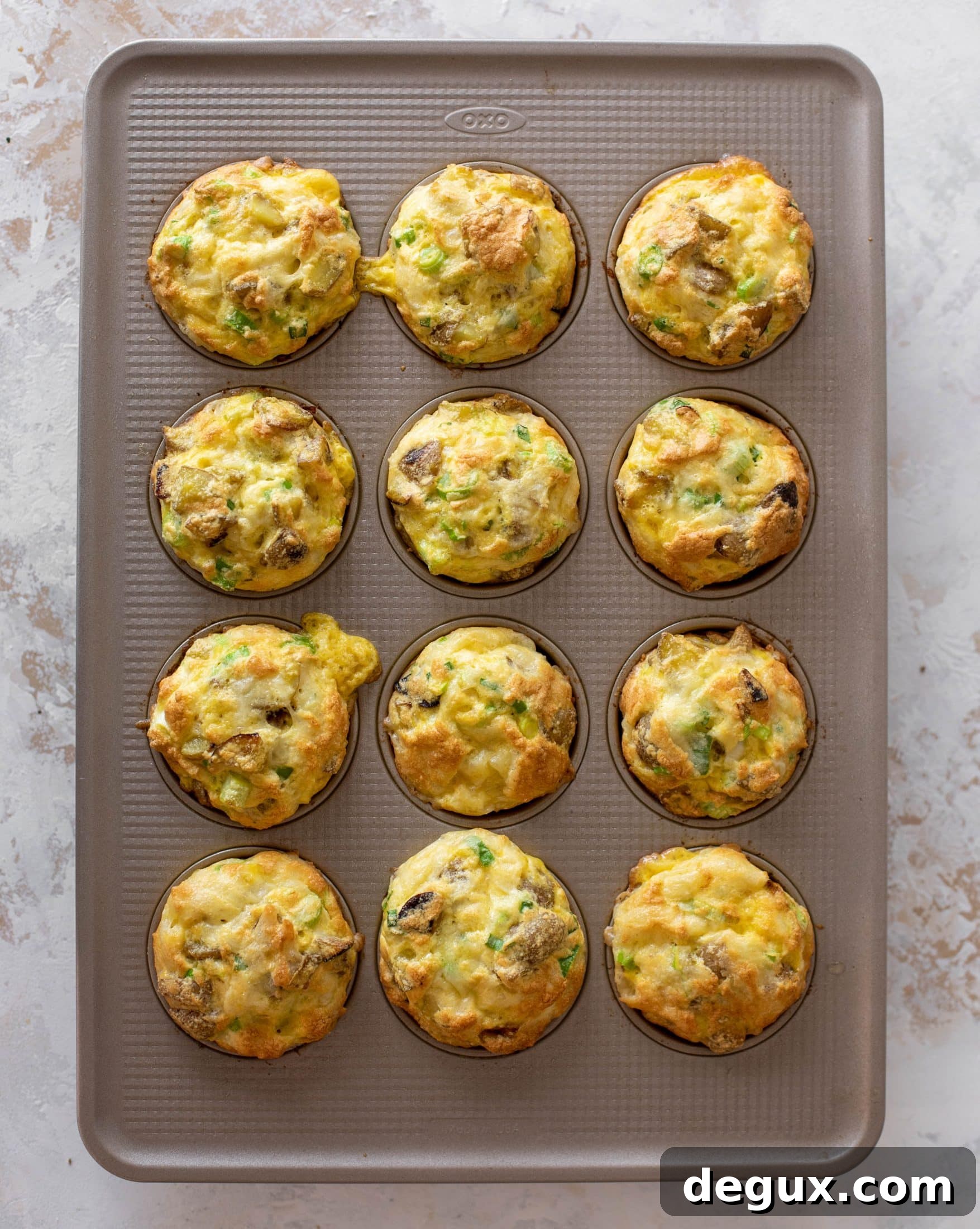 potato and egg souffle bites