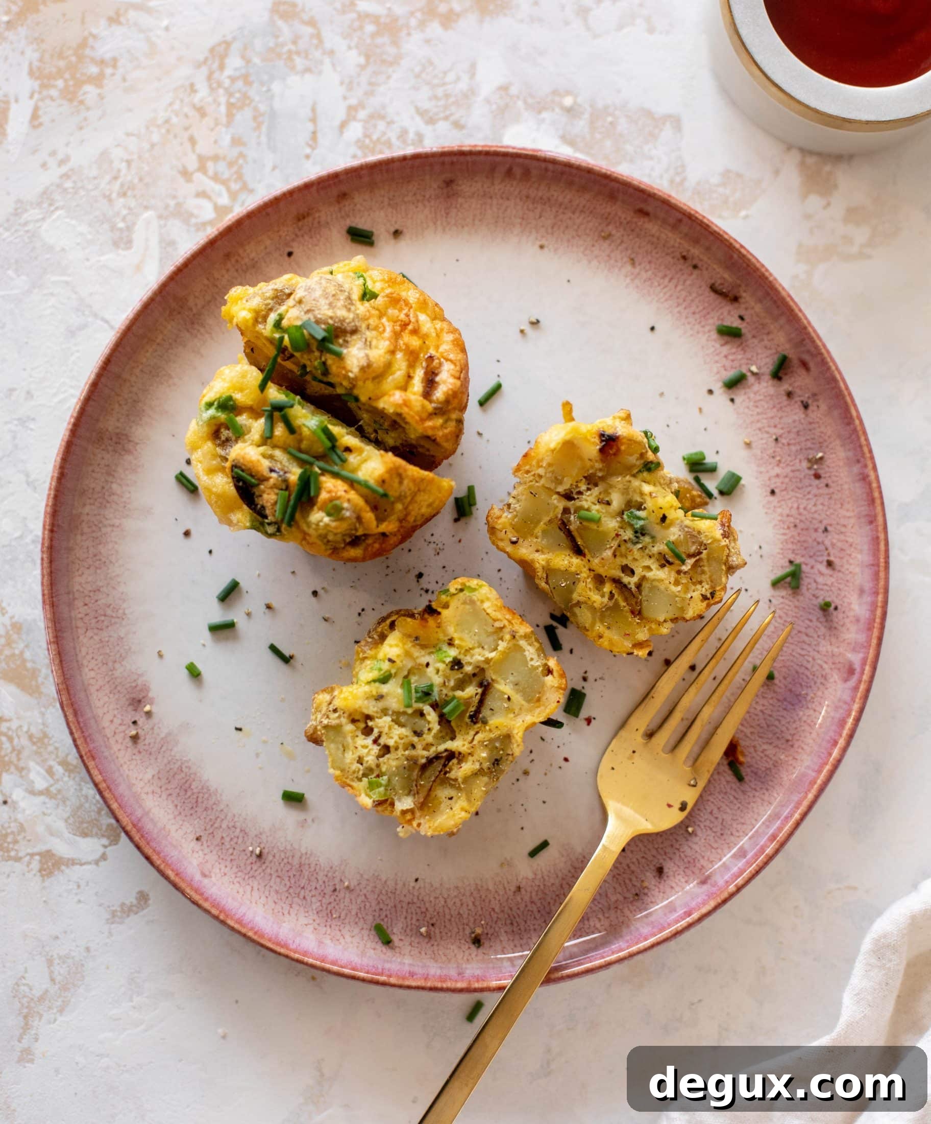 potato and egg souffle bites
