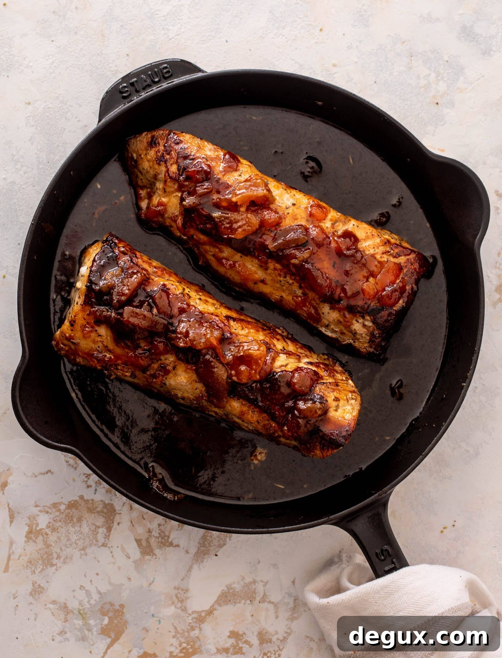 Sticky Apricot-Glazed Pork Tenderloin Recipe 3 sticky apricot pork tenderloin