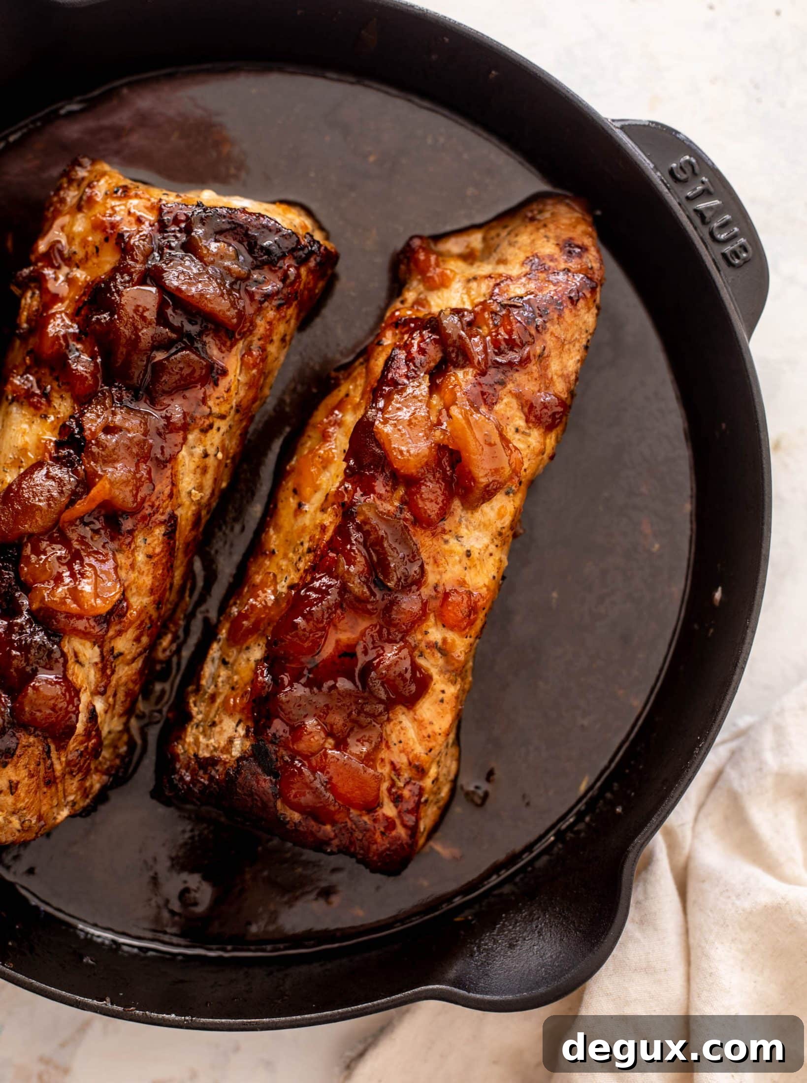 Sticky Apricot-Glazed Pork Tenderloin Recipe 4 sticky apricot pork tenderloin