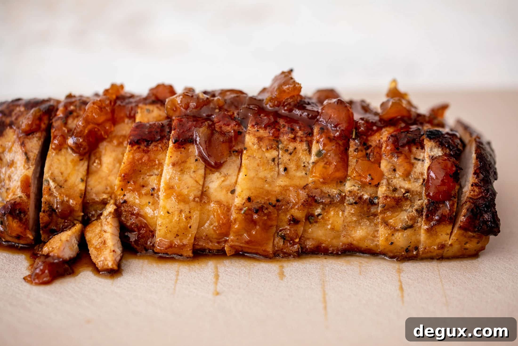 Sticky Apricot-Glazed Pork Tenderloin Recipe 5 sticky apricot pork tenderloin