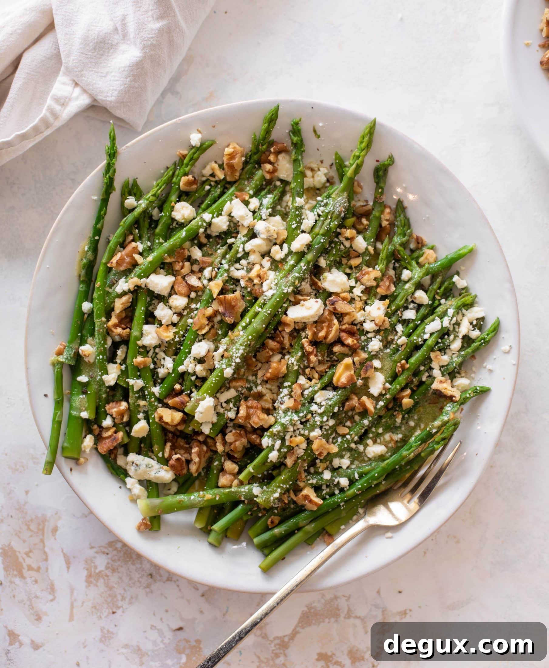 Crisp Chilled Asparagus Crunch Salad Recipe 2 chilled asparagus crunch salad