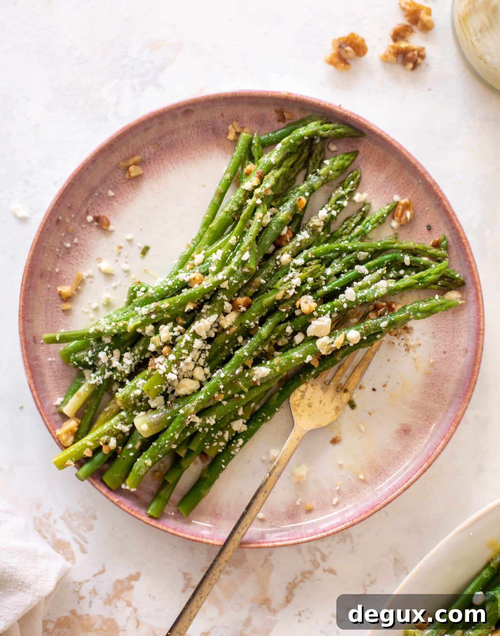 Crisp Chilled Asparagus Crunch Salad Recipe 8 chilled asparagus crunch salad