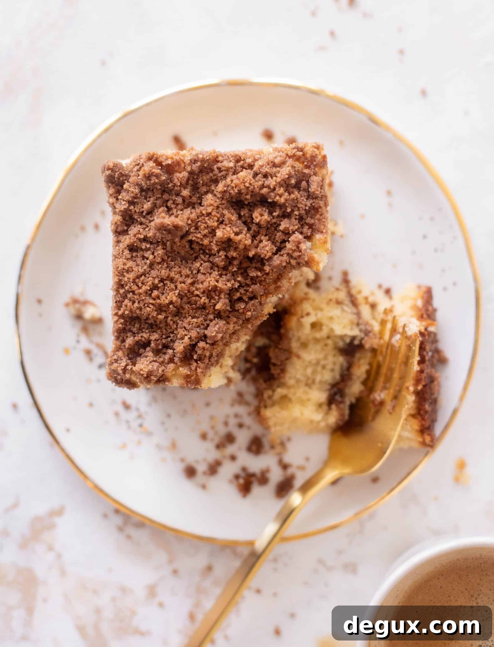 Greek Yogurt Sheet Pan Coffee Cake with Honey Glaze 12 img 98769 11