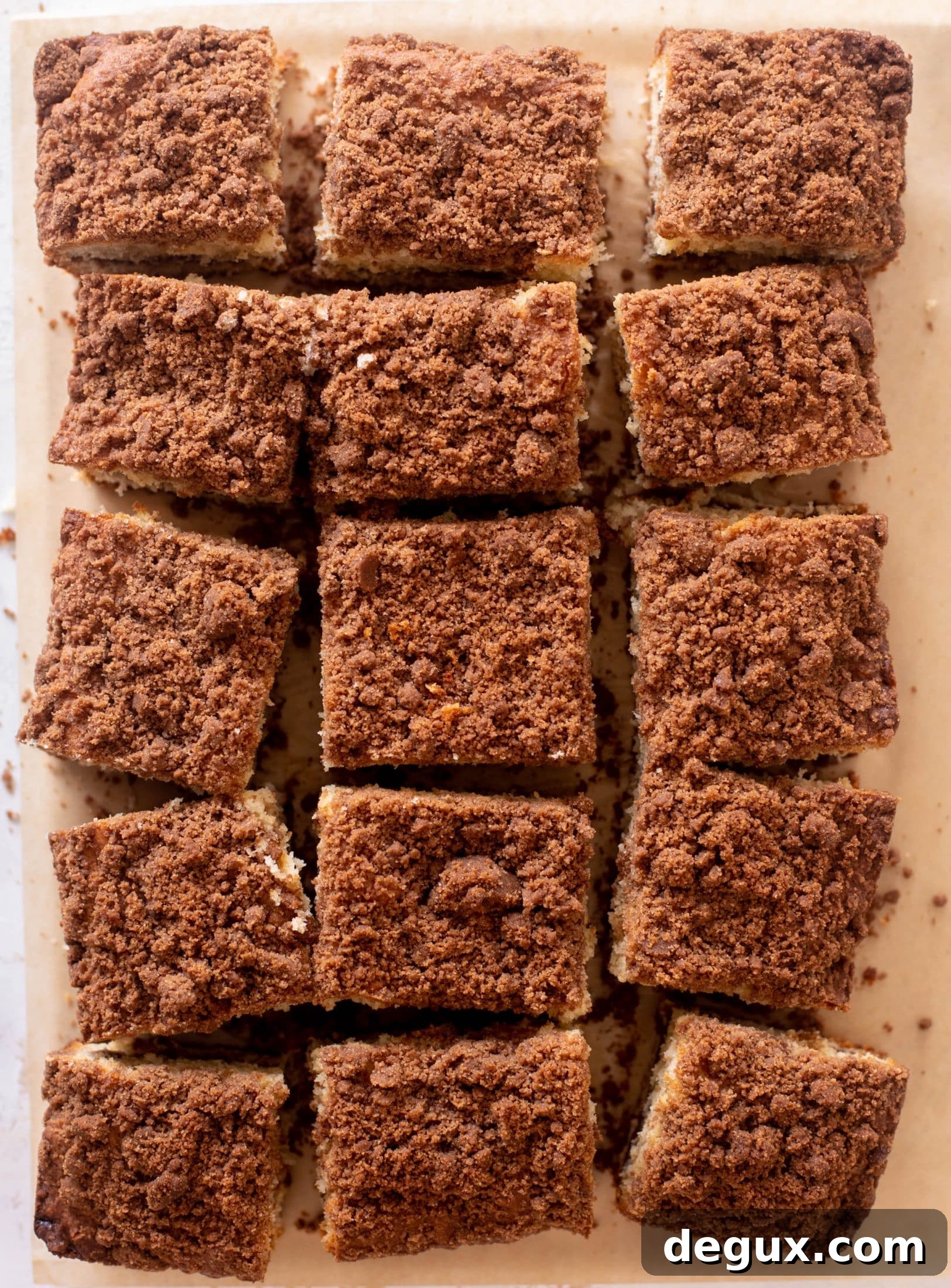 Greek Yogurt Sheet Pan Coffee Cake with Honey Glaze 4 greek yogurt coffee cake